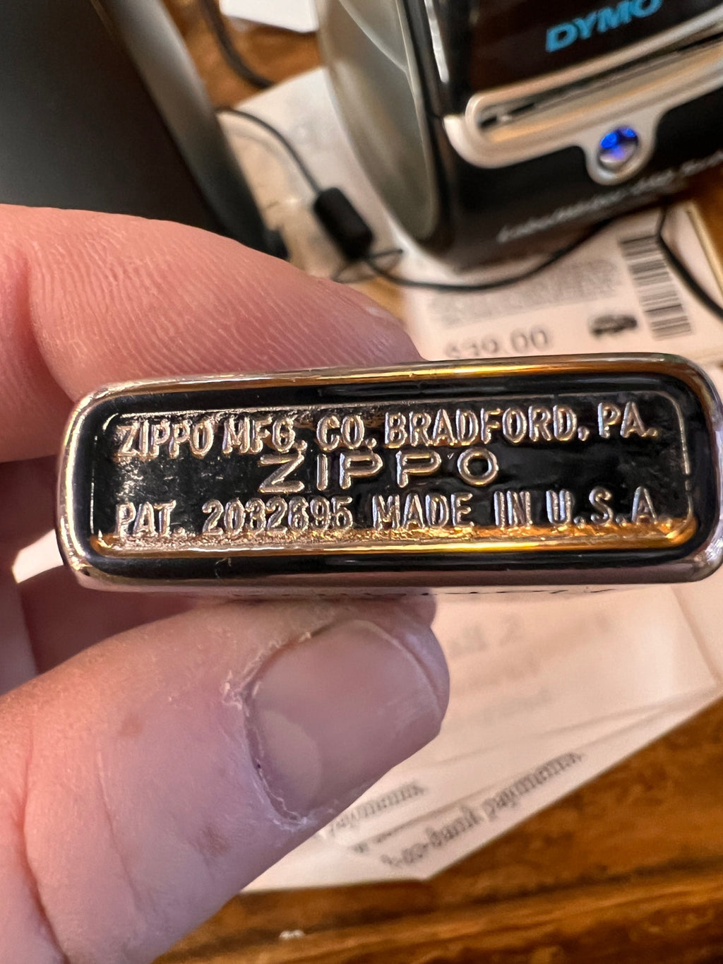 Early Zippo Lighter “Northmont” Engraved Advertising Piece – Pat. 2032695 – Bradford, PA – Pre-WWII