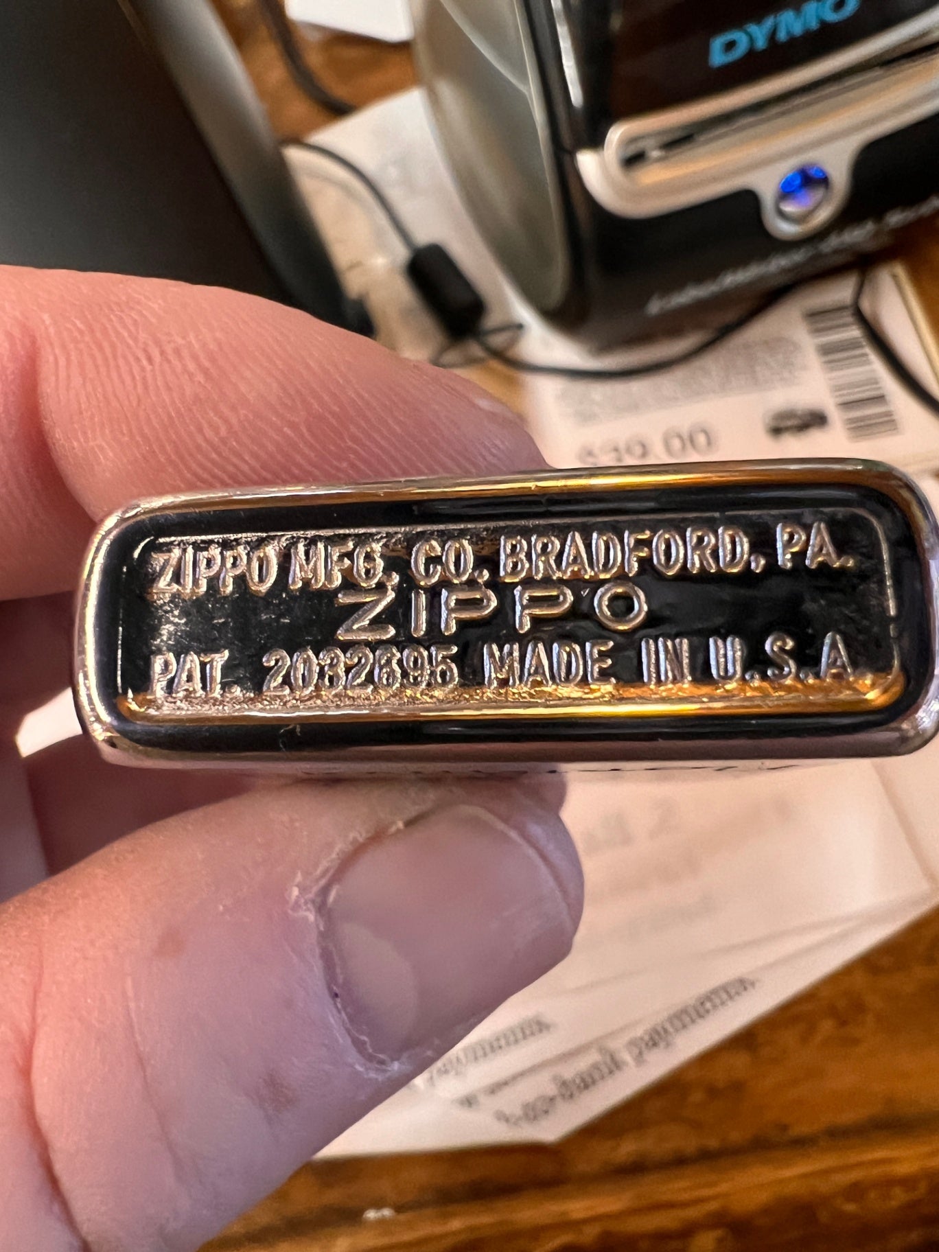 Early Zippo Lighter “Northmont” Engraved Advertising Piece – Pat. 2032695 – Bradford, PA – Pre-WWII