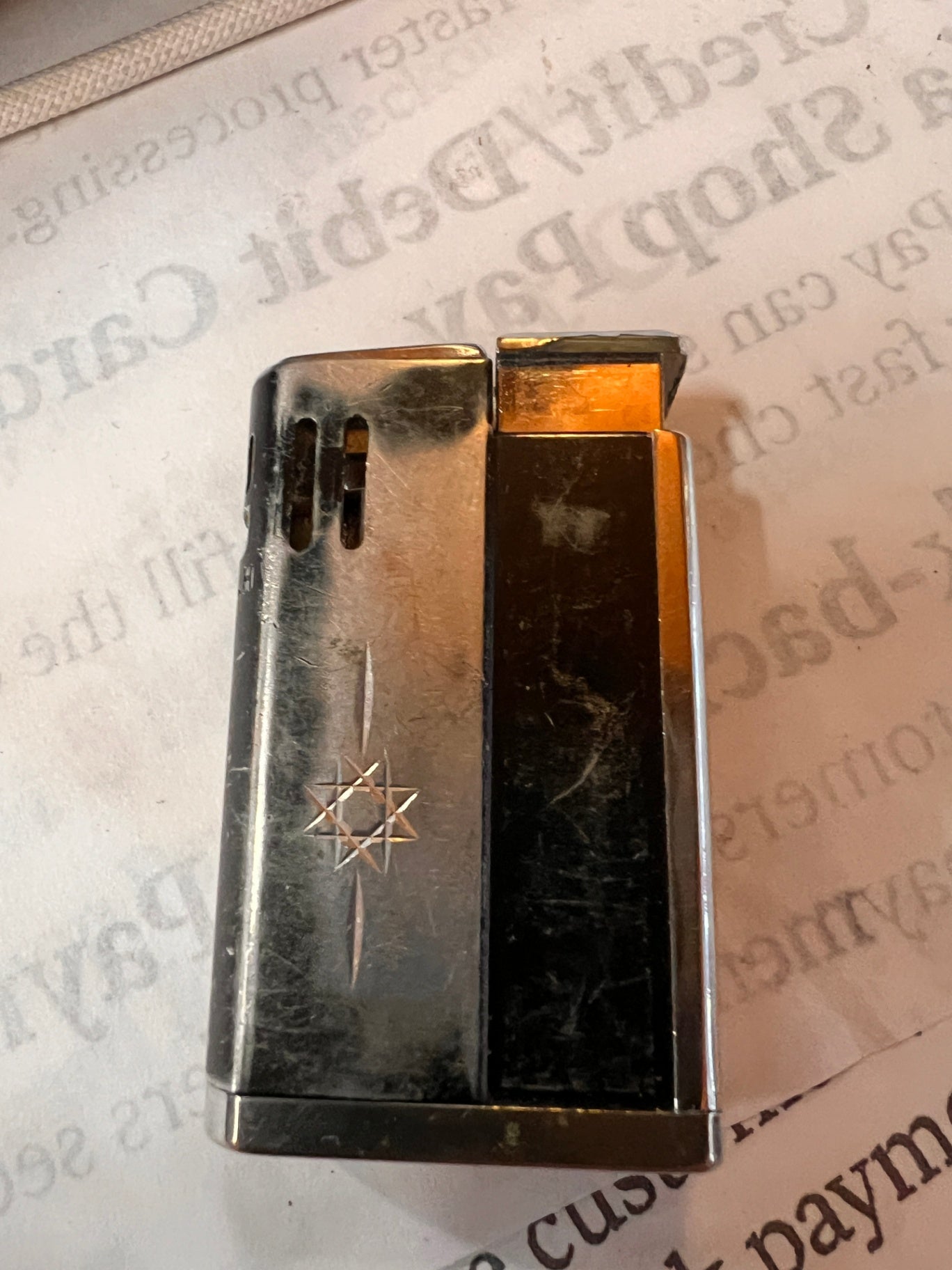 Vintage Kaywoodie Pico Butane Pocket Lighter – Japan Made – Mid-Century Smoking Accessory