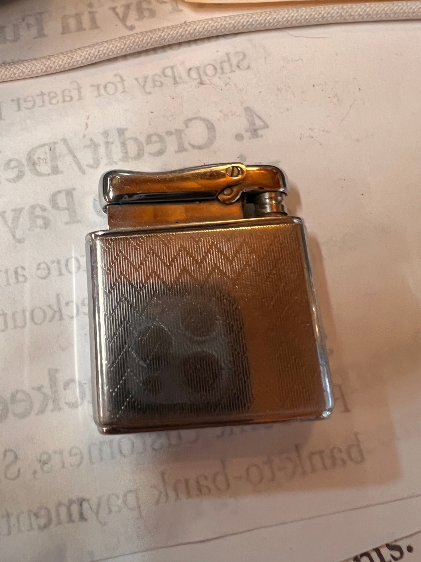 Vintage Colibri by Kreisler Petrol Lighter – Made in Germany – 1950s Wick Lighter – U.S. Patent 2674329