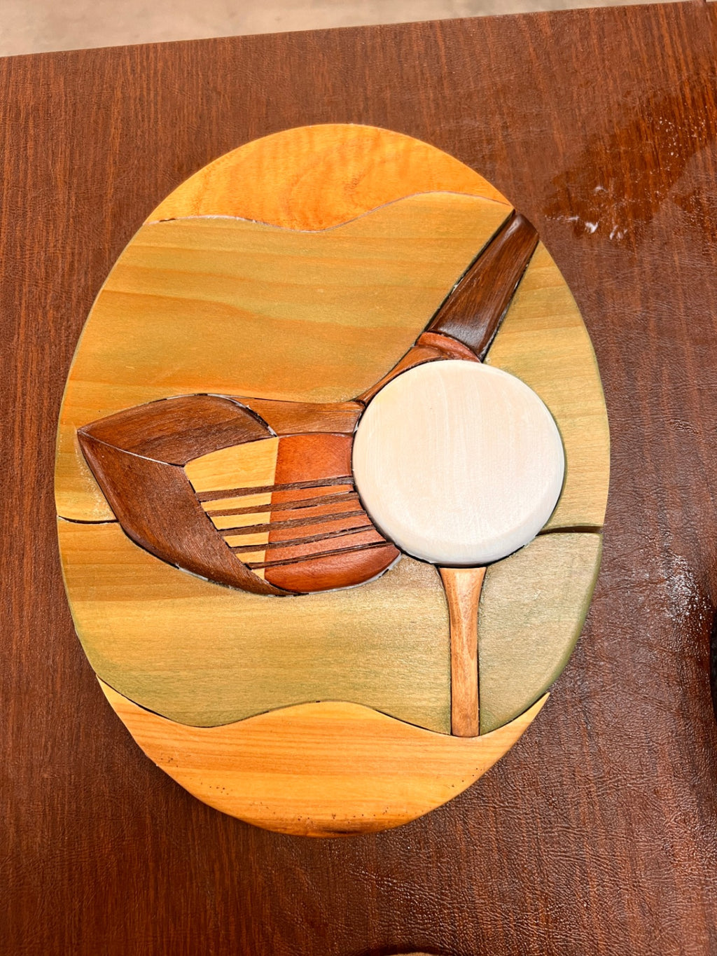 Intarsia Antique Golf Pattern
