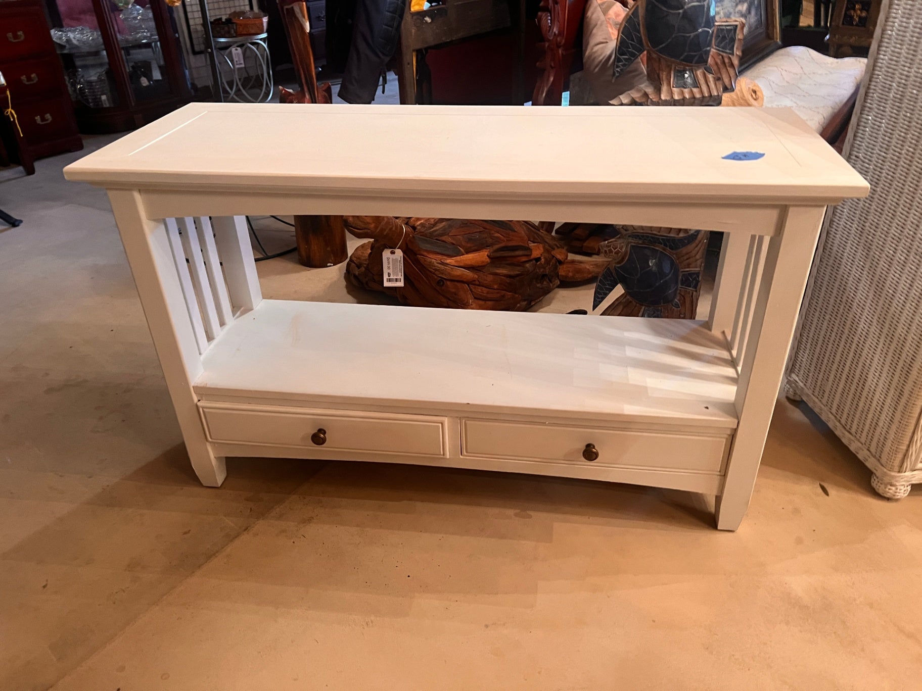 White Sofa Table 