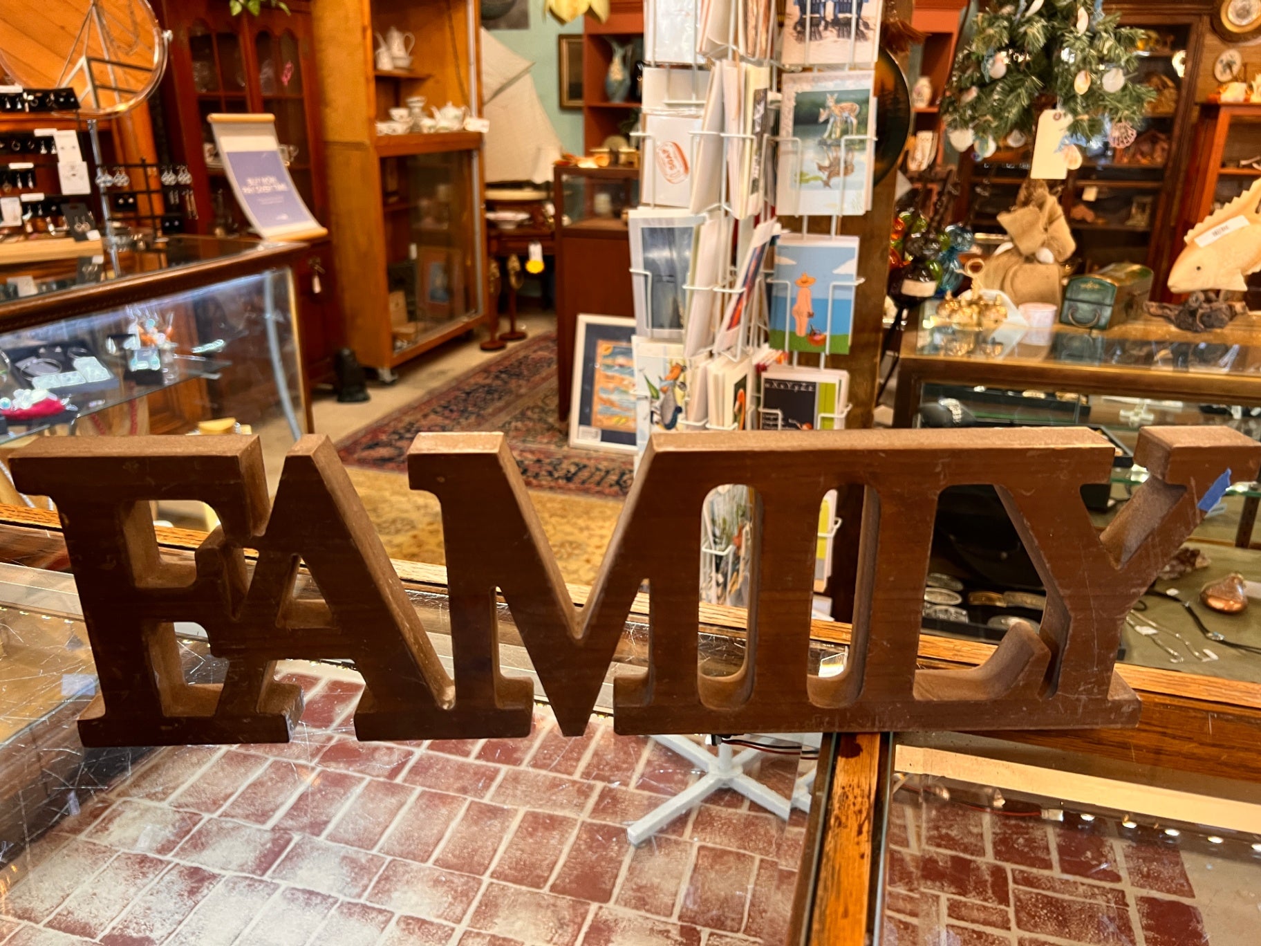 Wooden Family SIgn