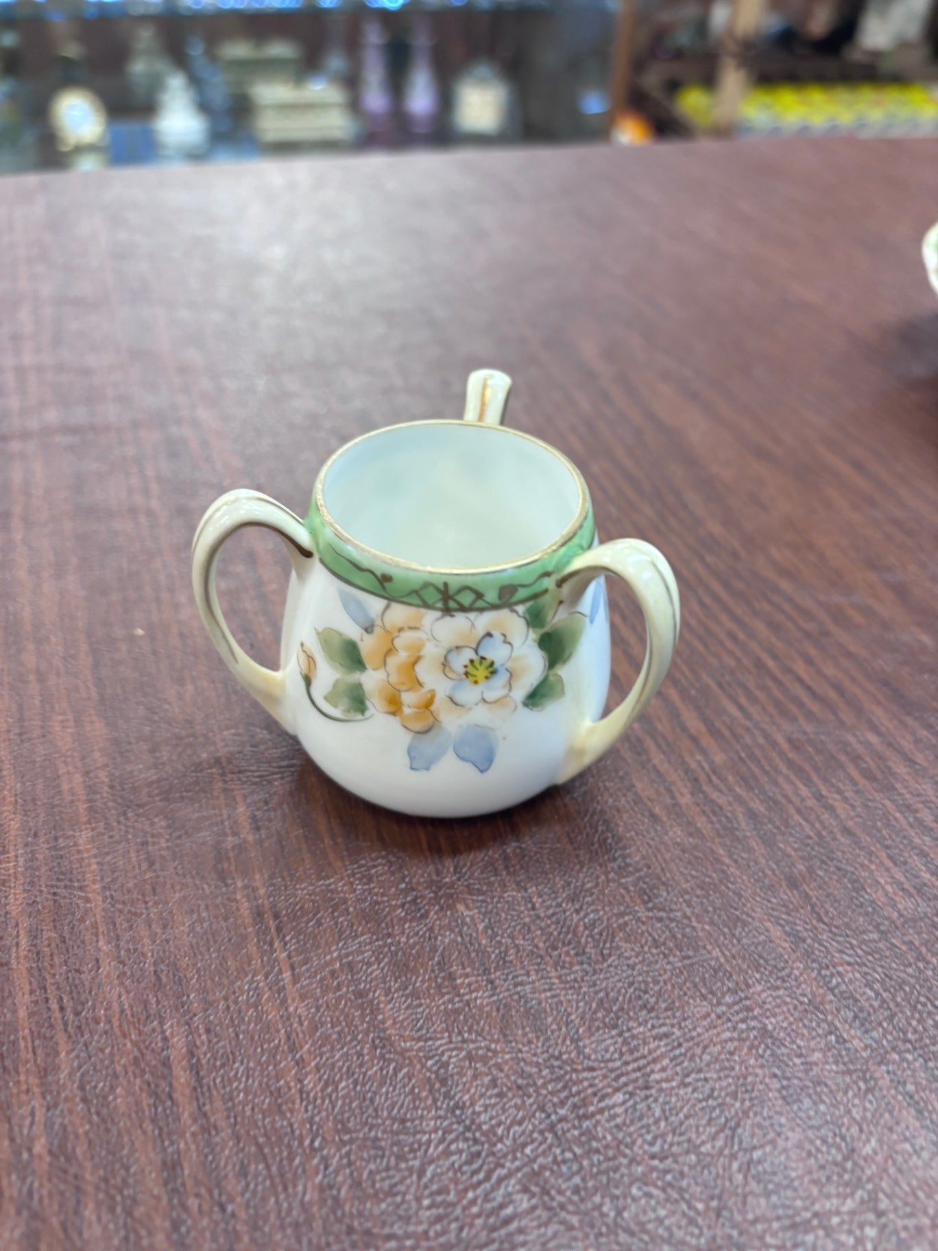 Nippon porcelain sugar bowl