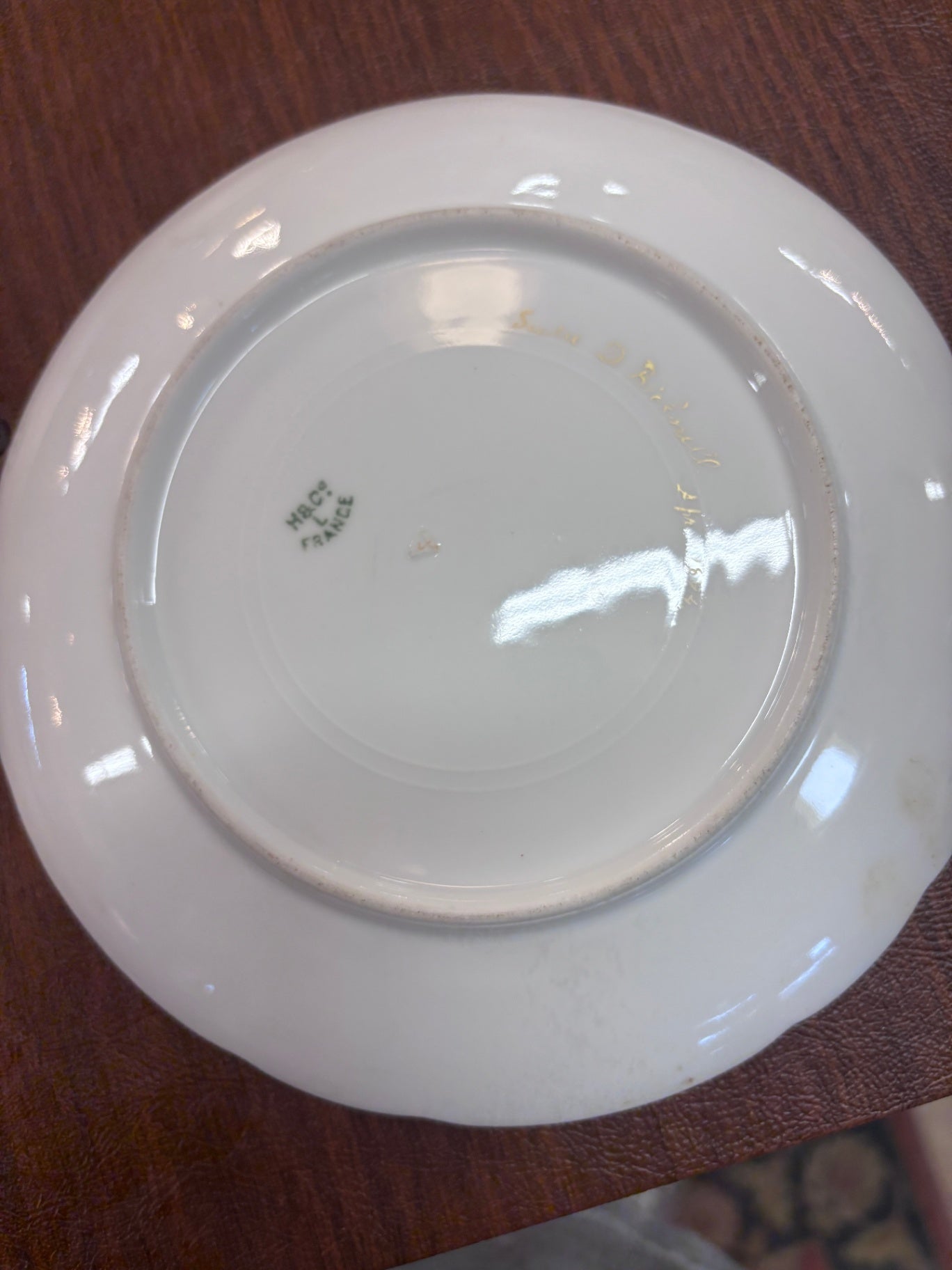 KPM Berlin Neuzierat floral and raised gold porcelain plate