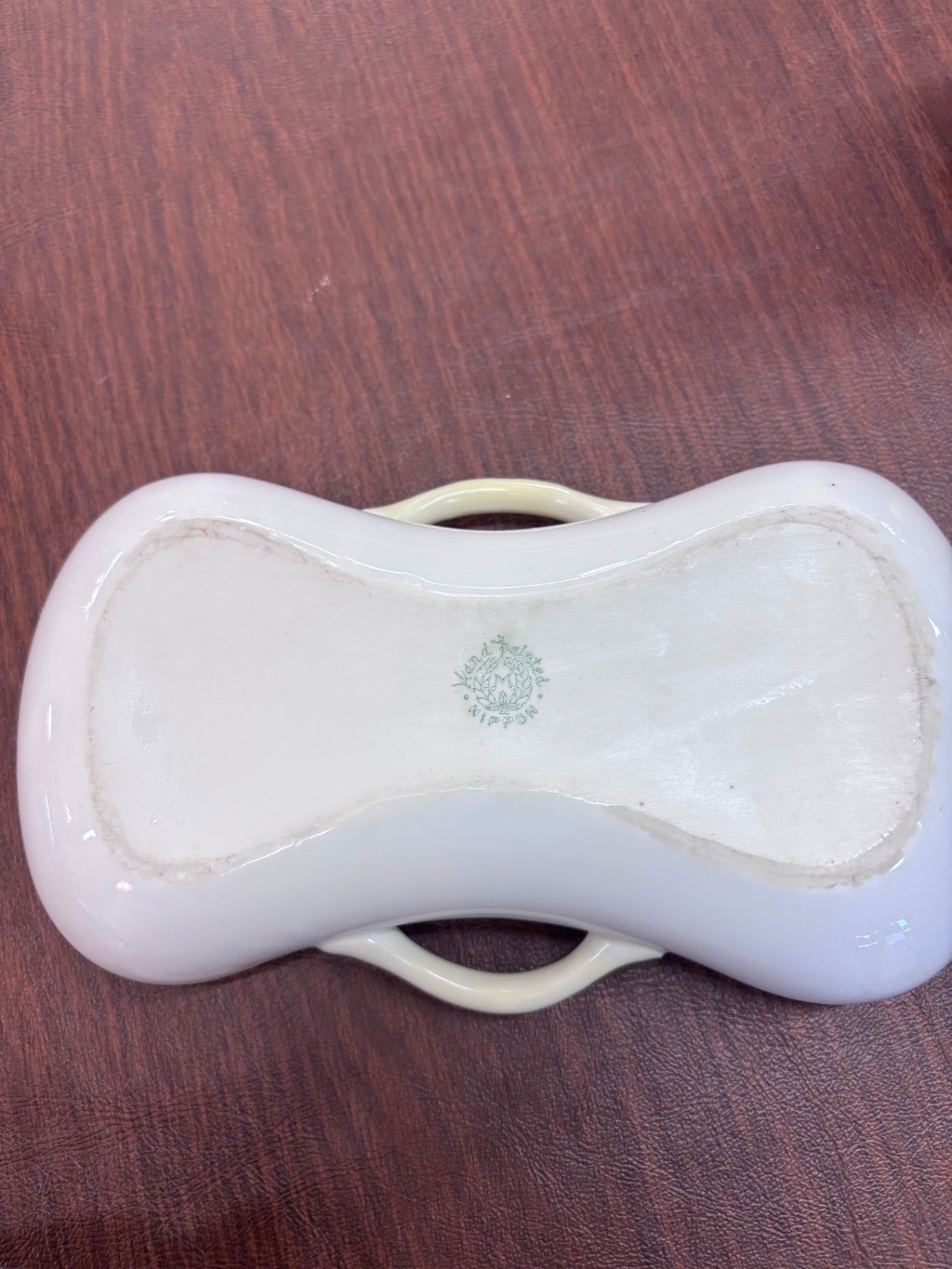 Nippon porcelain double-handled dish