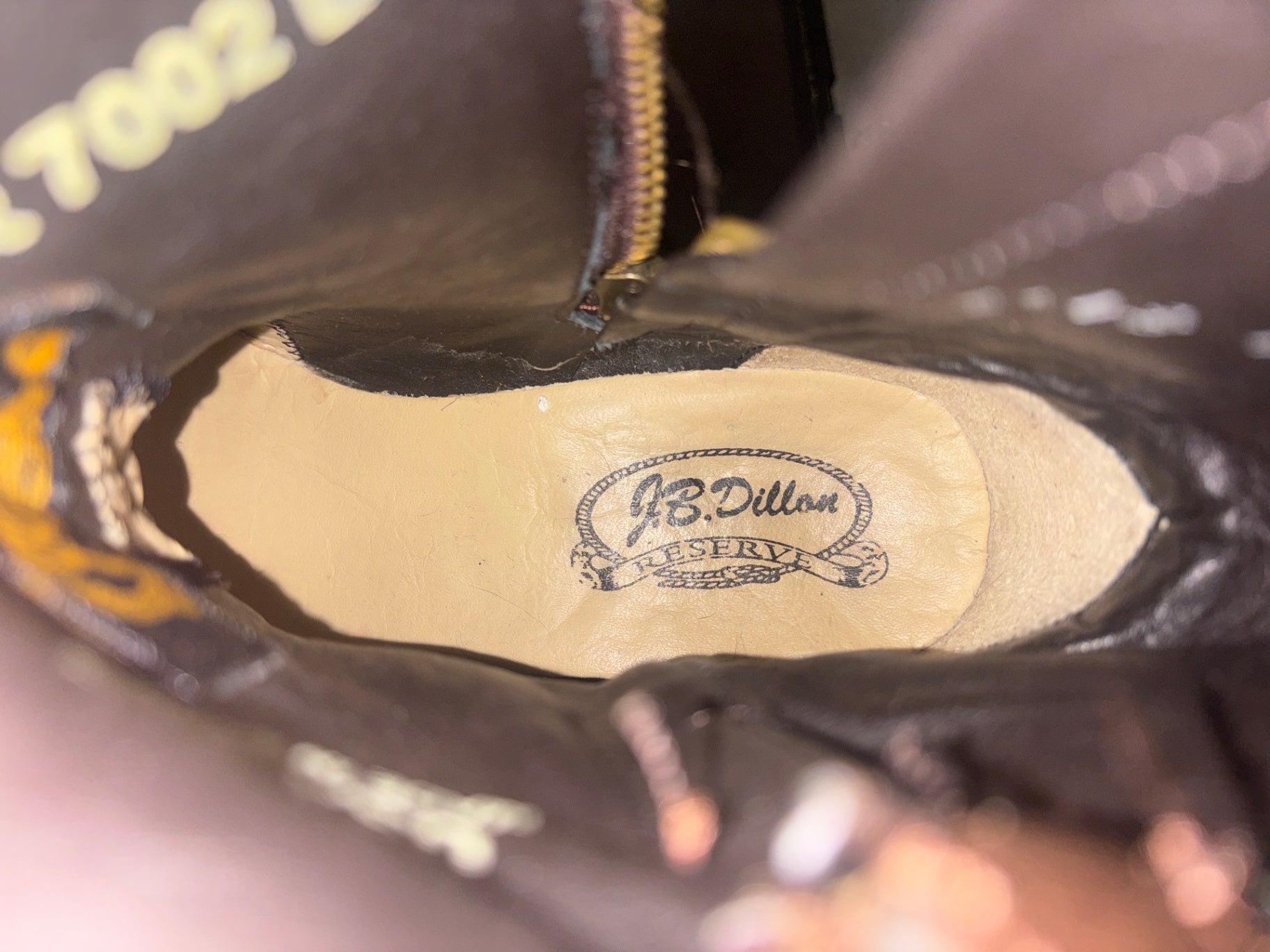 Size 9 J.B. Dillon Reserve Senna women's brown western-style R-toe ankle bootie