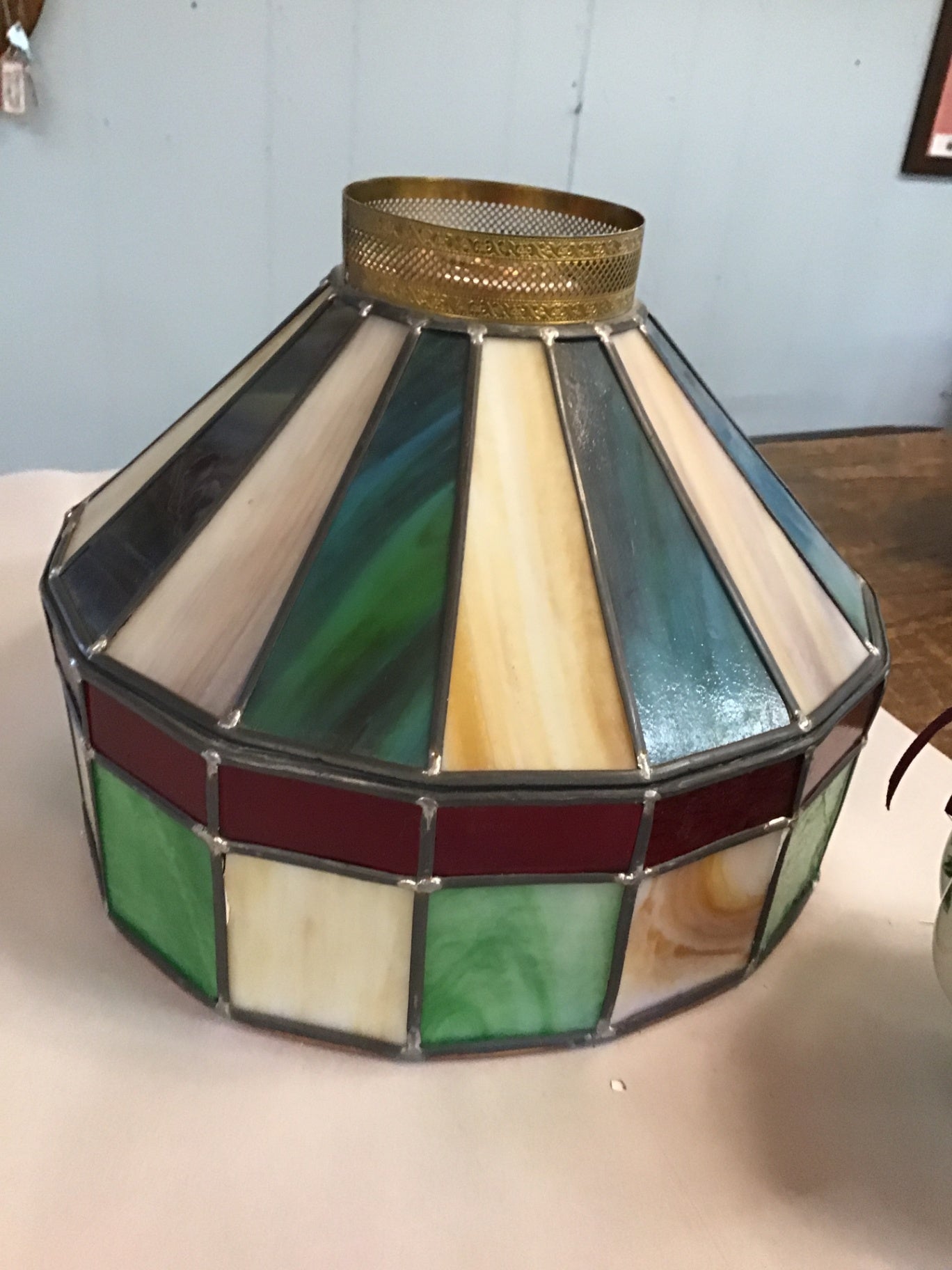 Tiffany Style Stained Glass Chandelier Light Bar Man Cave Kitchen Style Large