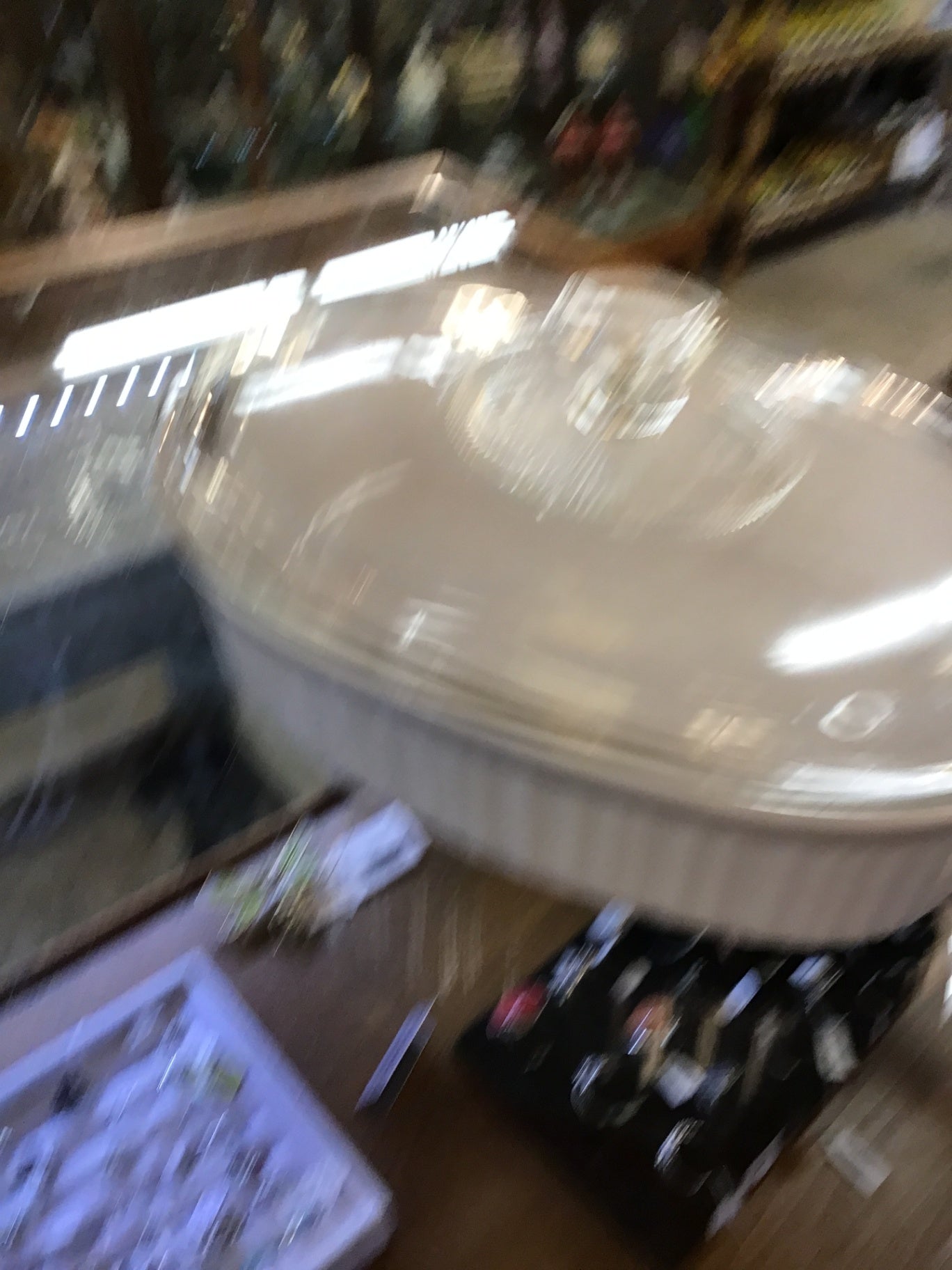Corning Ware Oval French White Casserole 2 Quart 2.8 L w/Lid