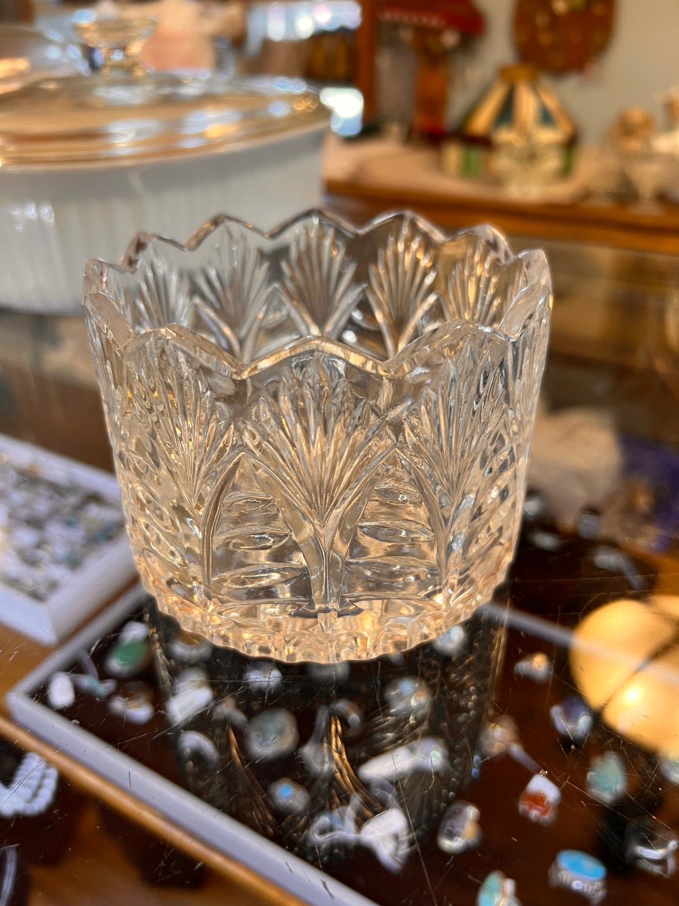 FIFTH AVENUE CRYSTAL Portico Wine Coaster