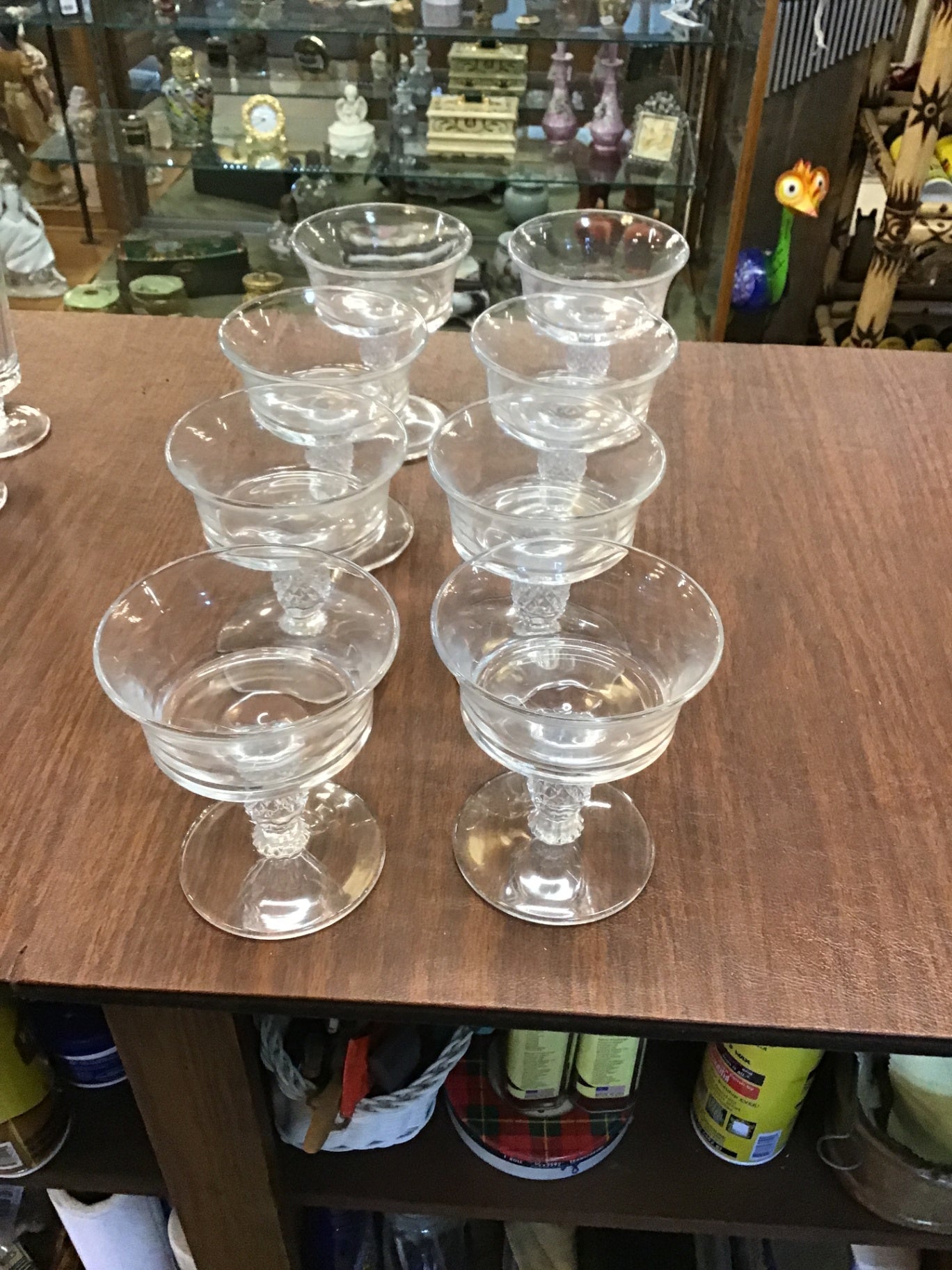 Vintage Dessert Cups Set Of 8