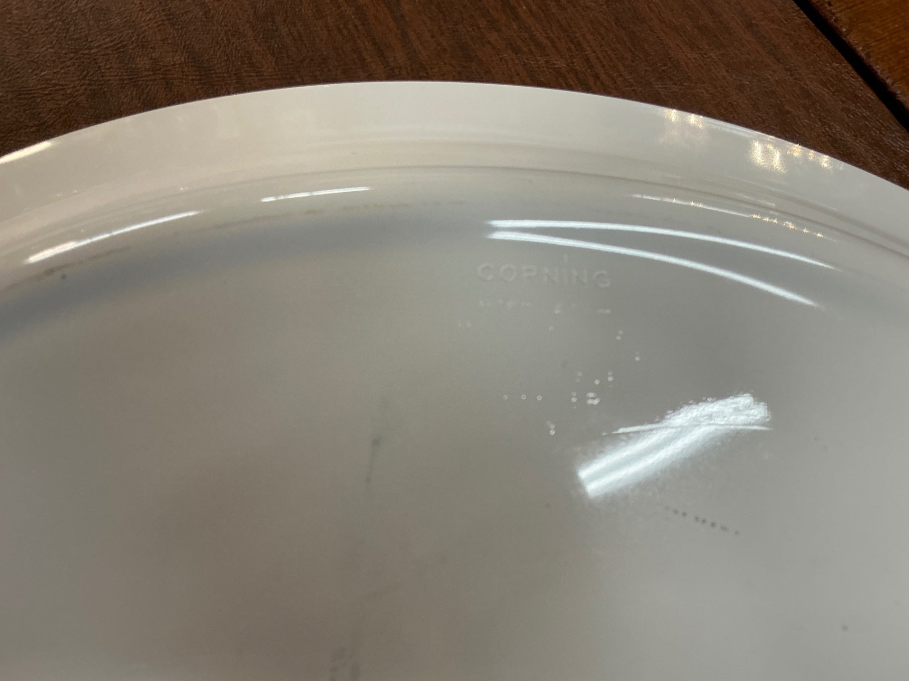 Corning Milk Glass Oval Platter – Mid-Century Modern Serving Dish