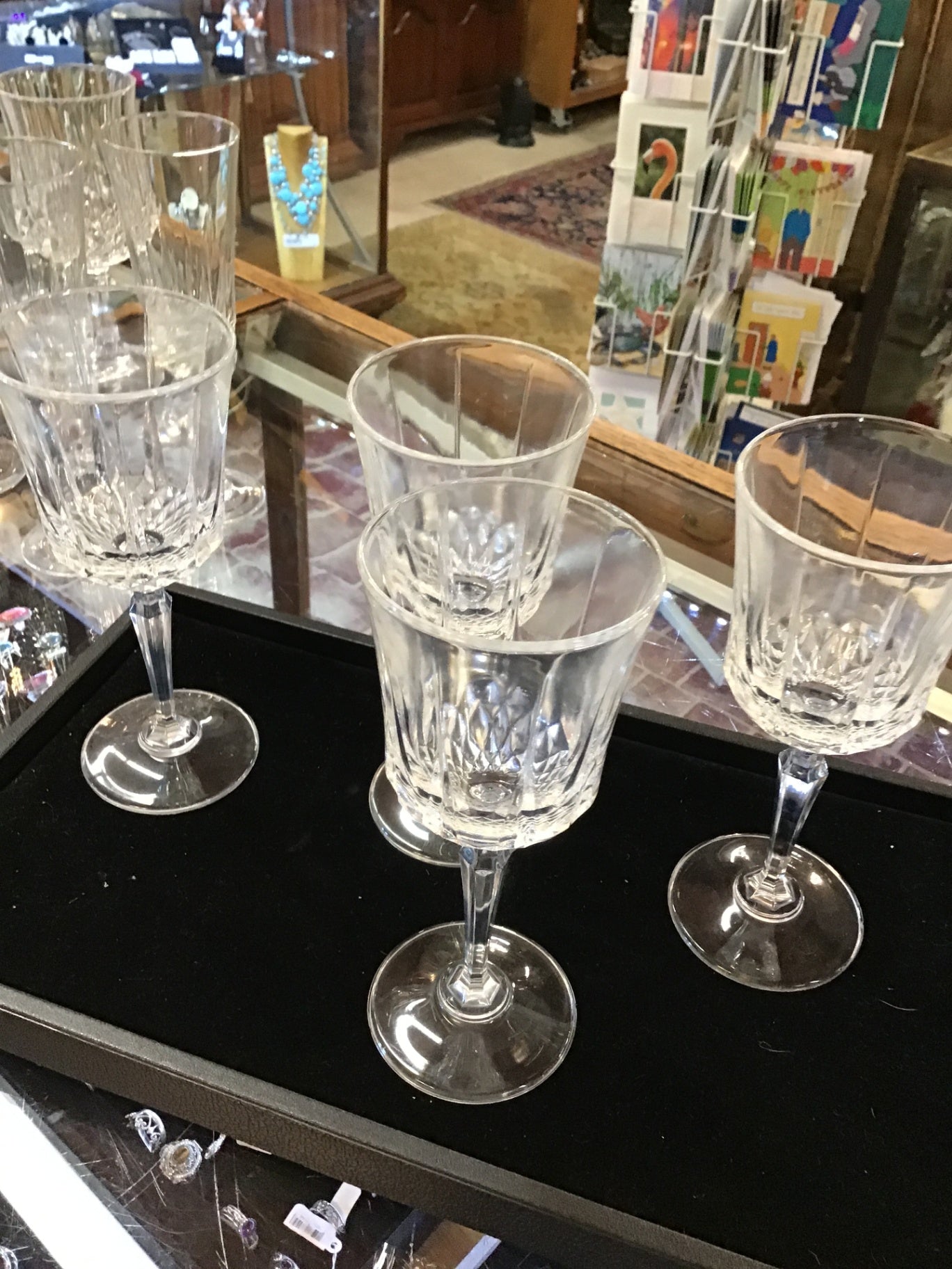 Vintage Crystal Stemware Set Of 4