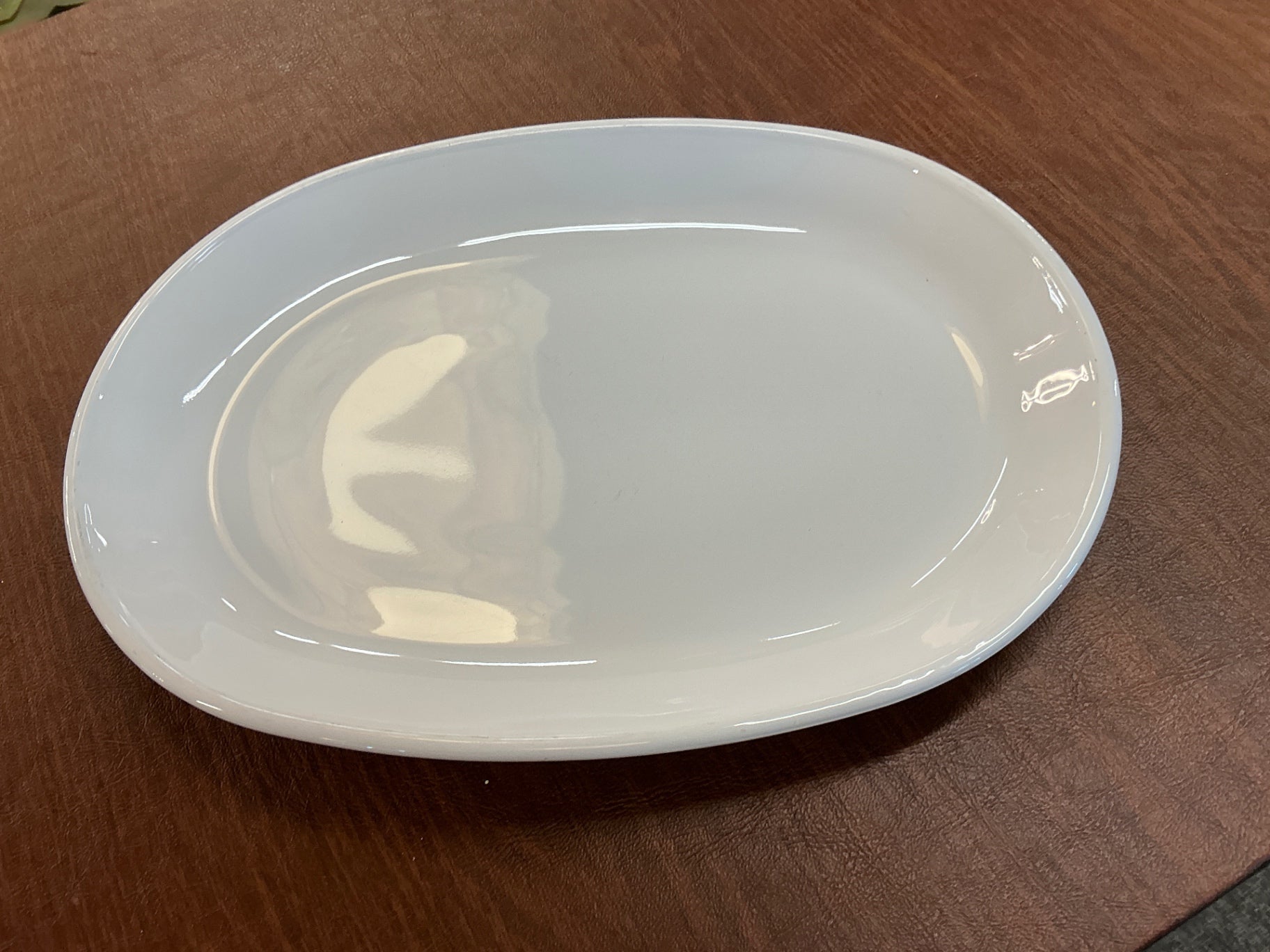Corning Ware White Milk Glass Oval Platter – Oven-to-Table Serving Dish, USA