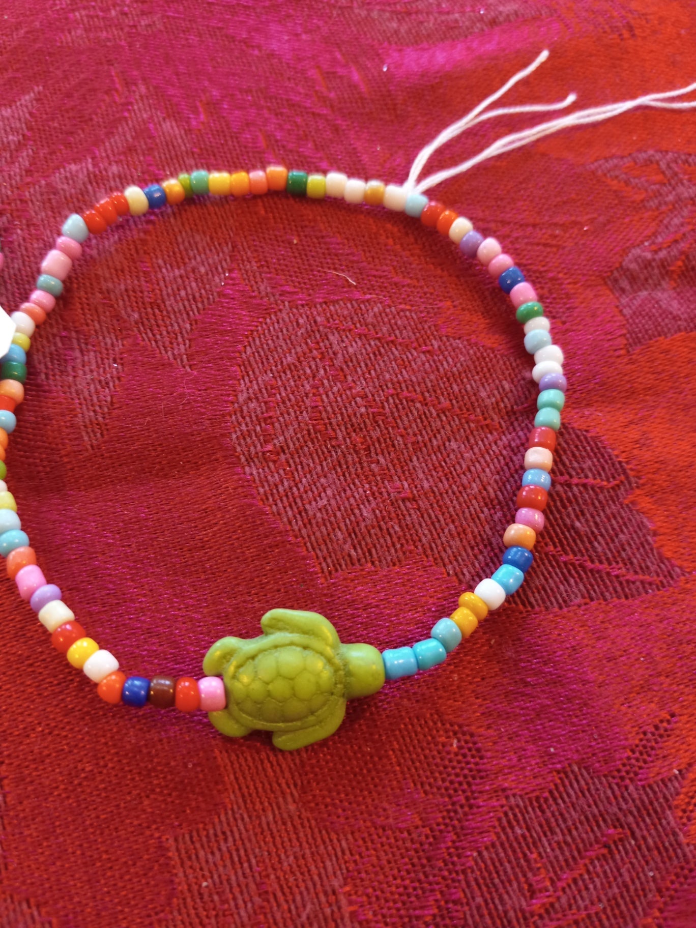 Turtle lime bracelet dsc 