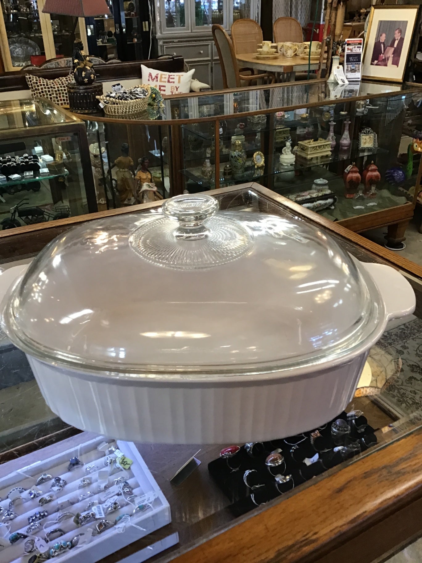 Corning Ware White 2.8 Lite Oval Casserole