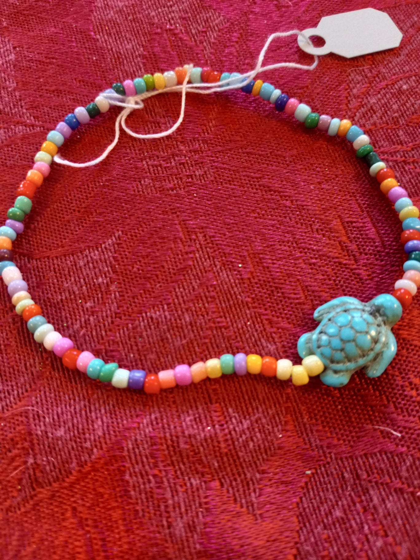 Turtle teal bracelet dsc 