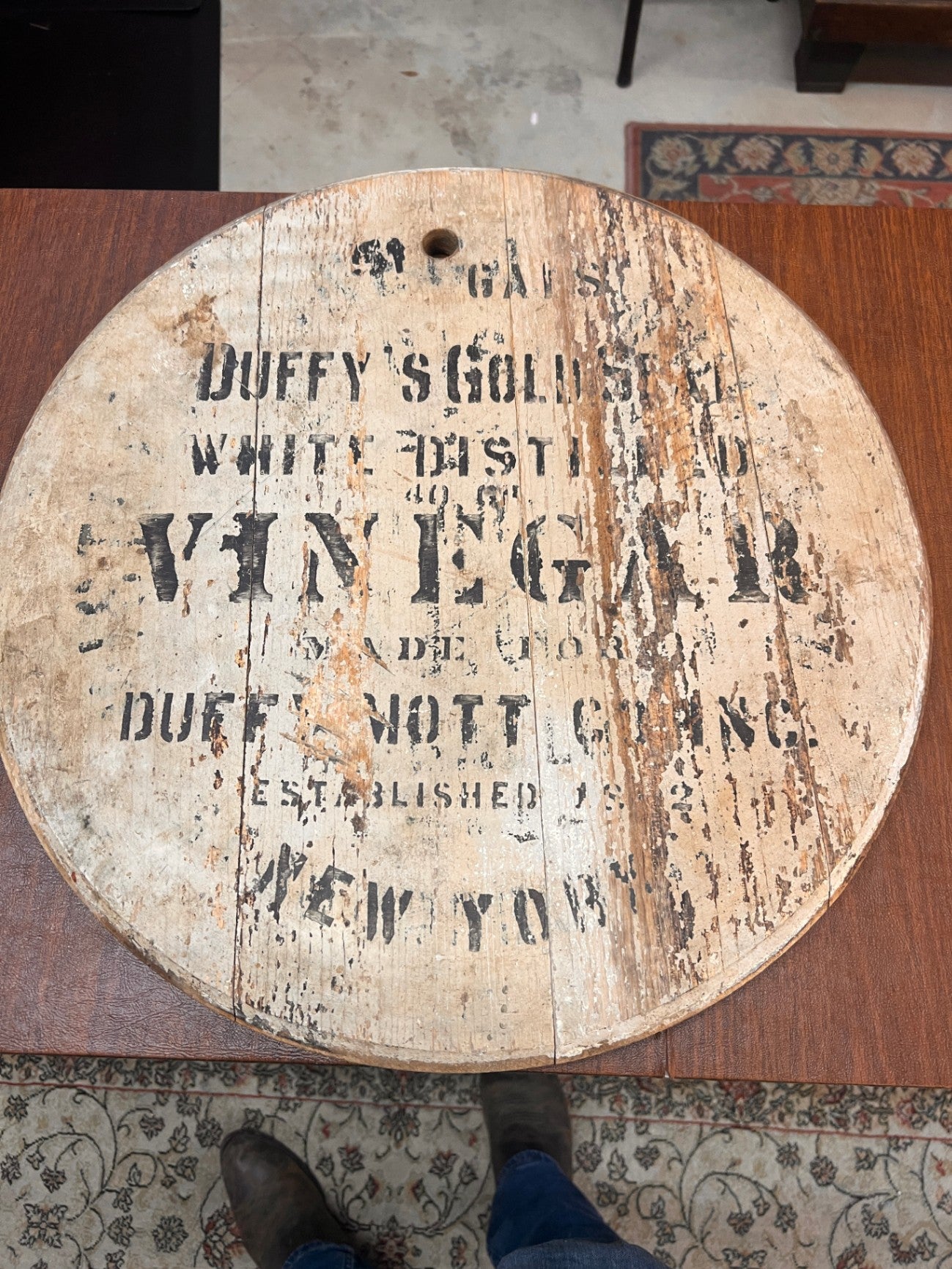 Vinegar Barrel SIgn