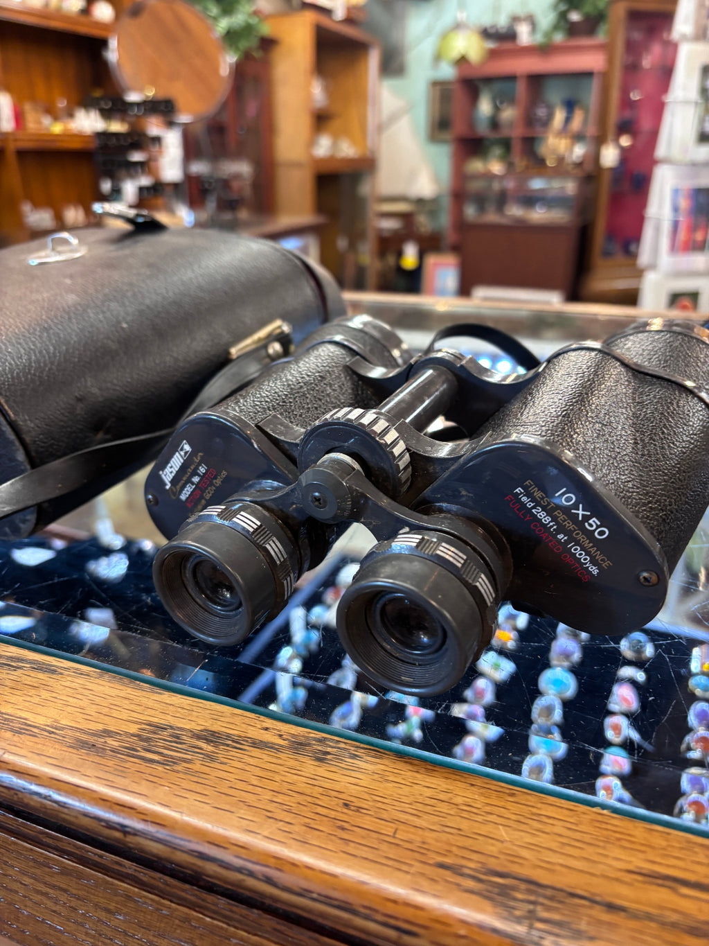 Vintage Jason Model No. 161 10x50 binoculars. 