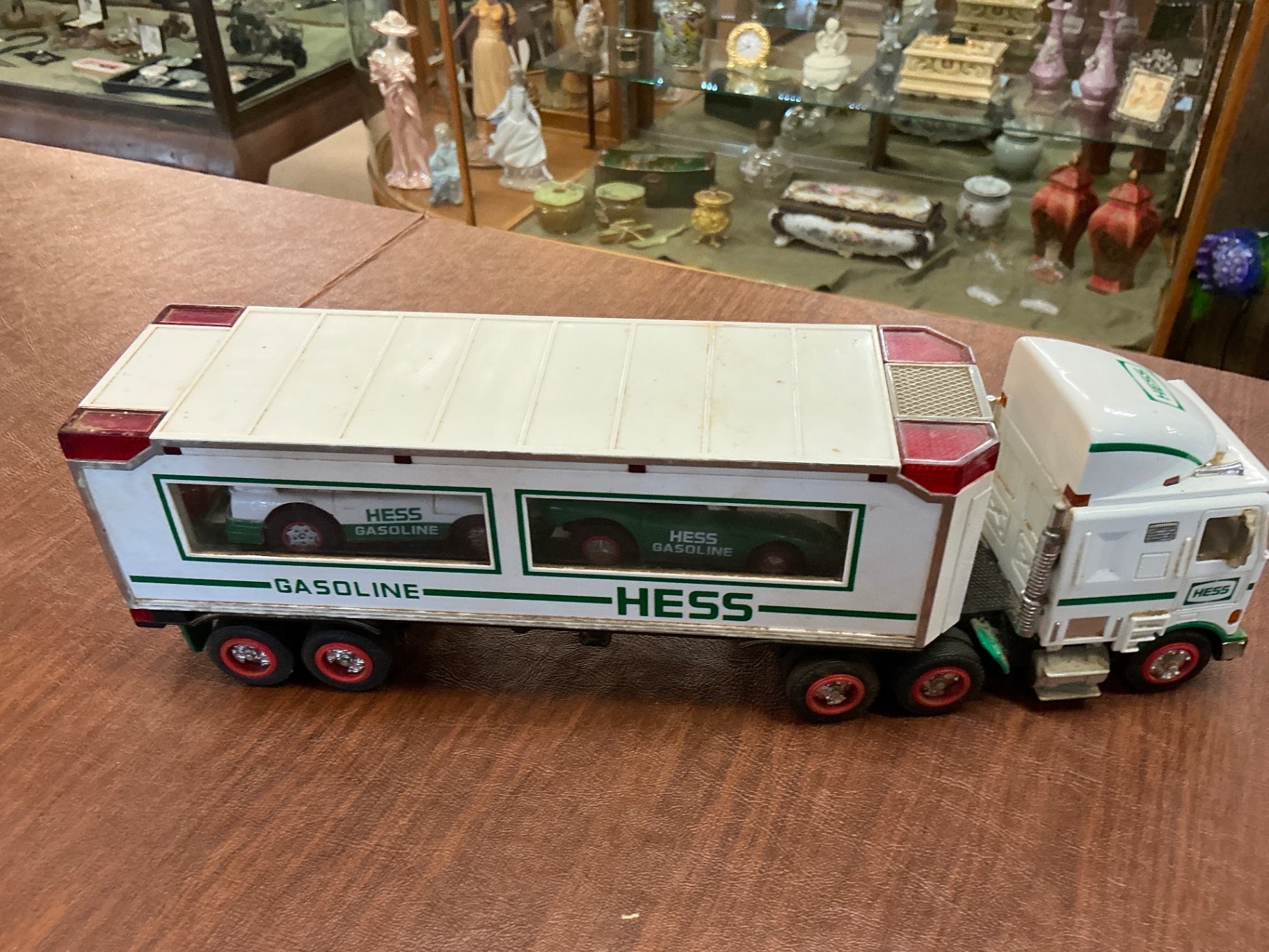 Vintage Hess Gasoline Toy Tractor-Trailer Truck with Fuel Tanker (Holiday Collectible)