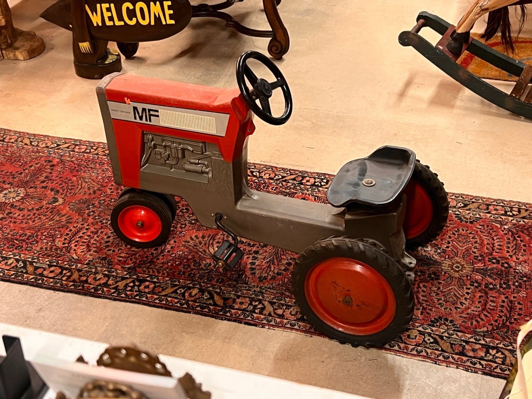 Vintage Ertl Massey-Ferguson Pedal Tractor – Model 1100 – Dyersville, Iowa USA