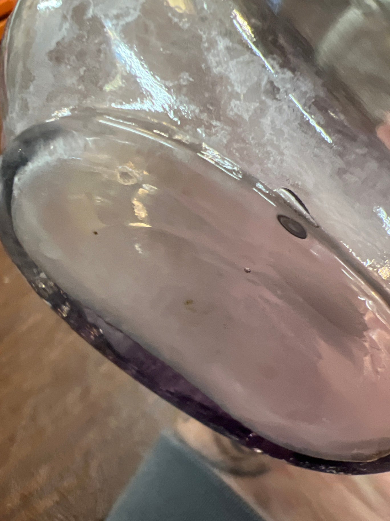 Early South Carolina Dispensary Pint Bottle (1893–1898) – Hand-Blown Amethyst Glass, Sand Pontil Base