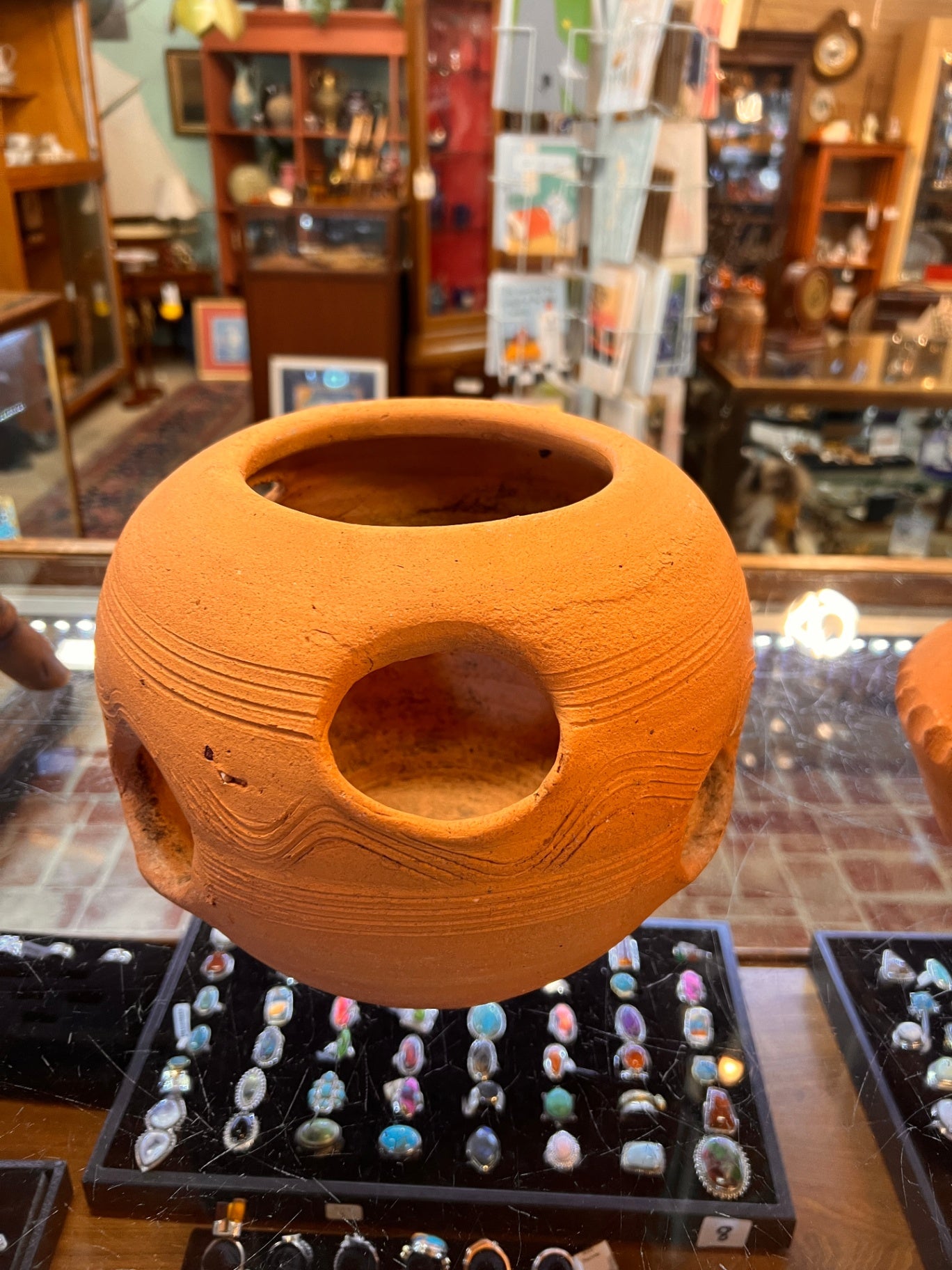 Tall Strawberry Planter in Terracotta