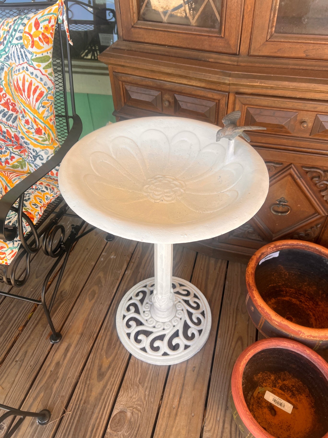 Cast Bird Bath