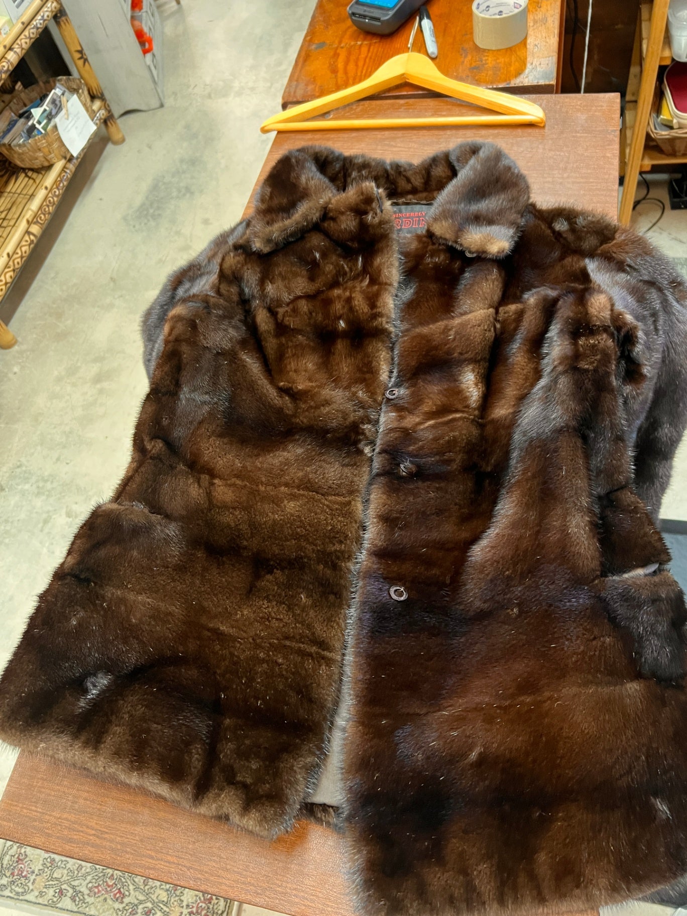 Vintage Dark Brown 3/4-Length Mink Fur Coat by Zordini (Paul DiFava) – Mid-Century Luxury