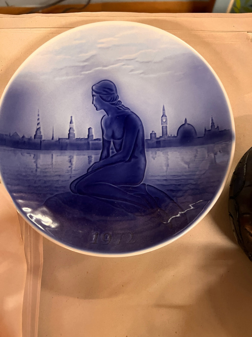 DESIREE DENMARK THE LITTLE MERMAID 1972 COLLECTIBLE PLATE 7.5 INCH 