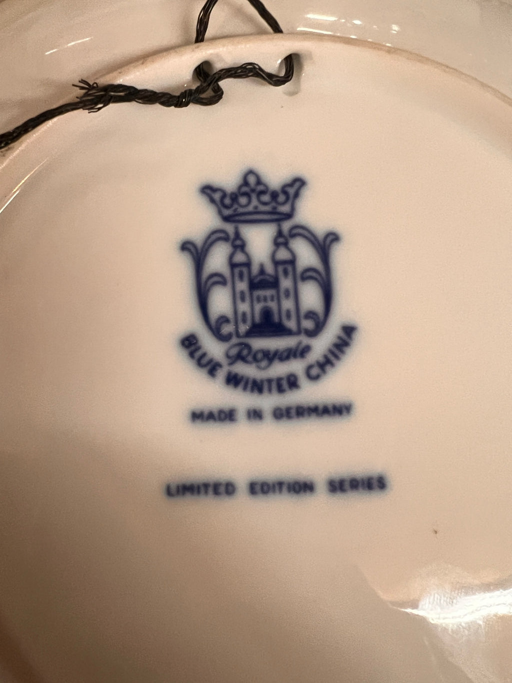 Made in Germany Mothers Day 1971 Limited Edition Collector Plate Doe & Fawn 7.5"