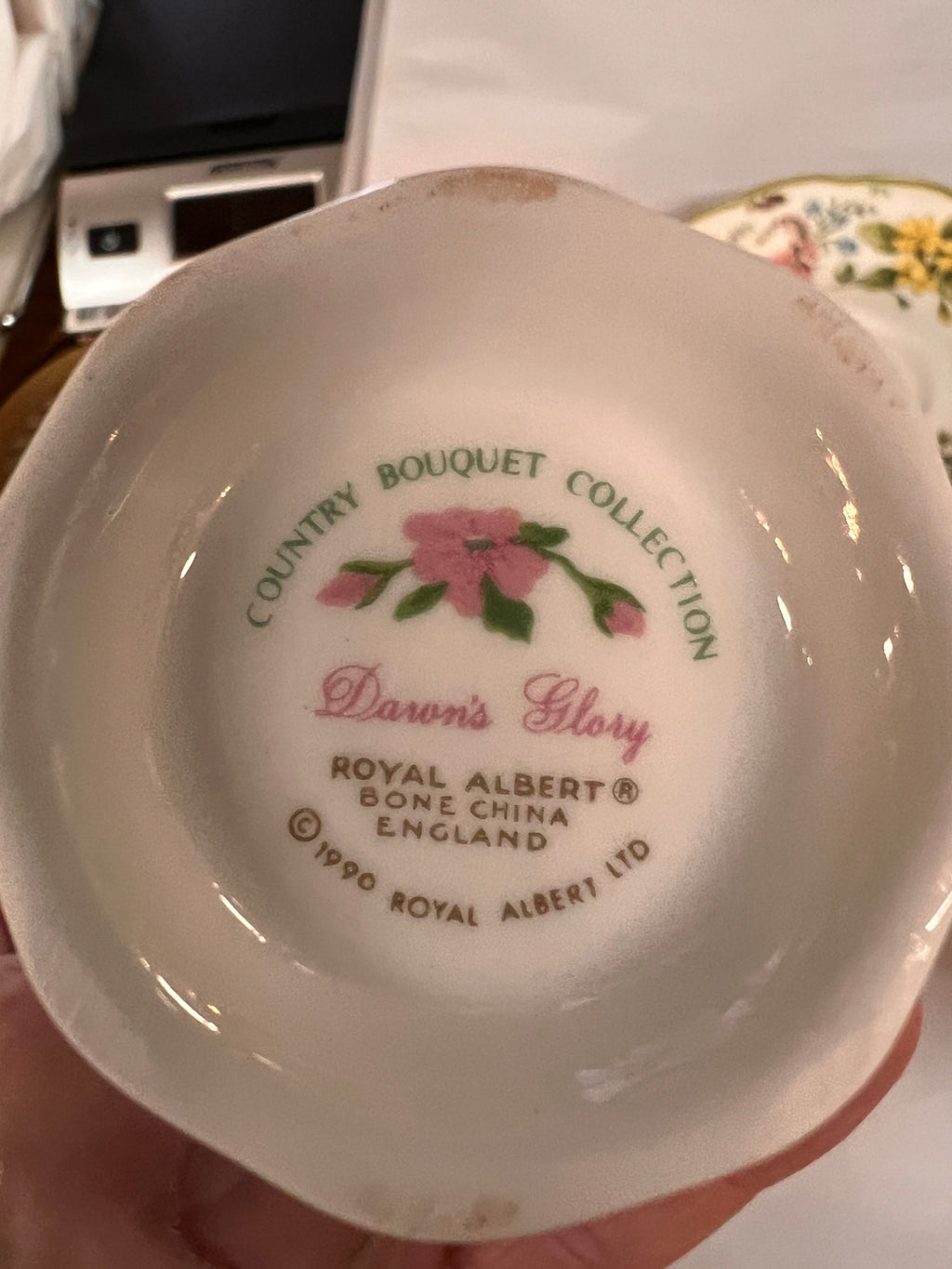 Vintage Pink Tuscan Tea Cup and Saucer