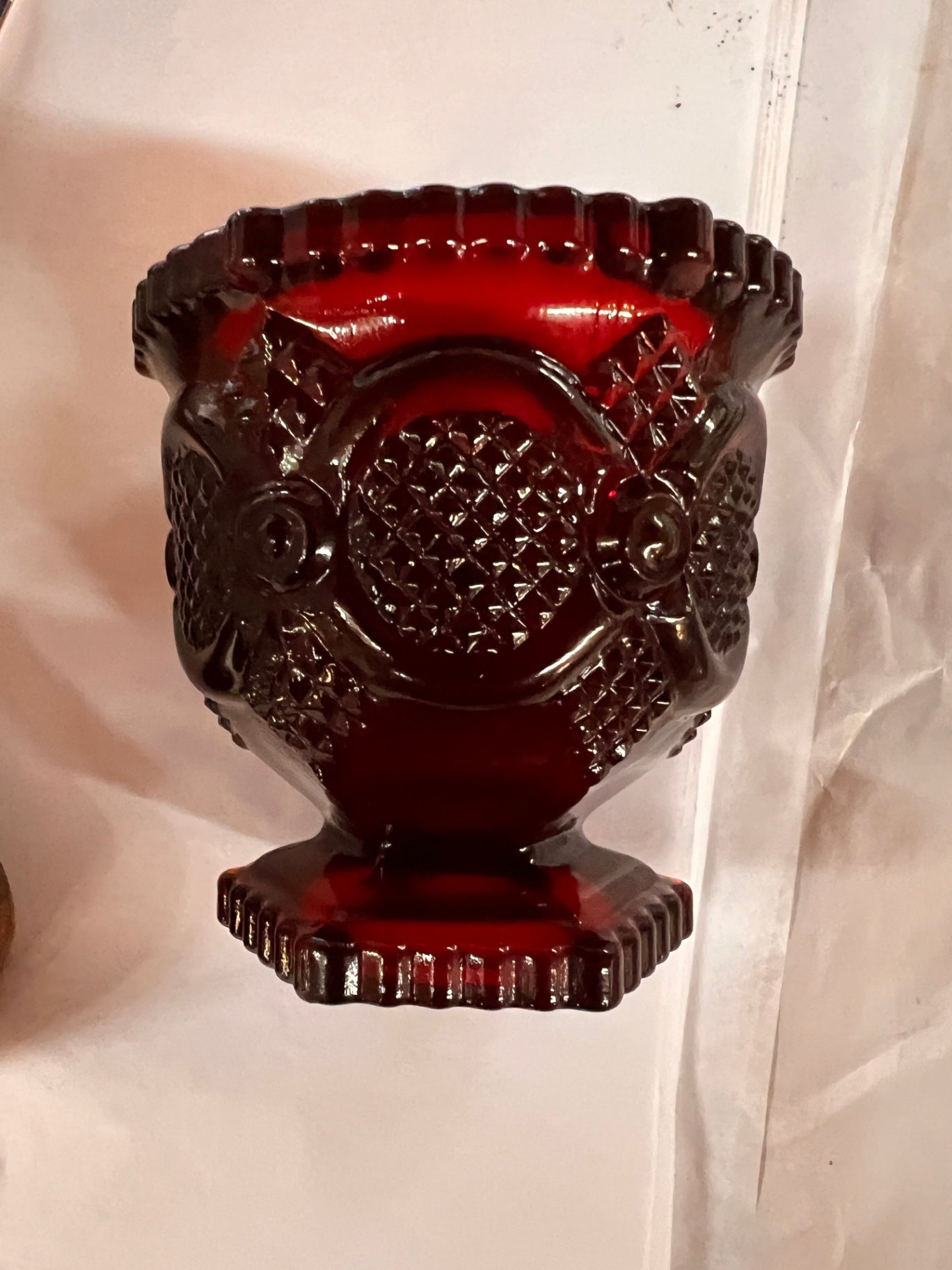 Ruby Glass Votive
