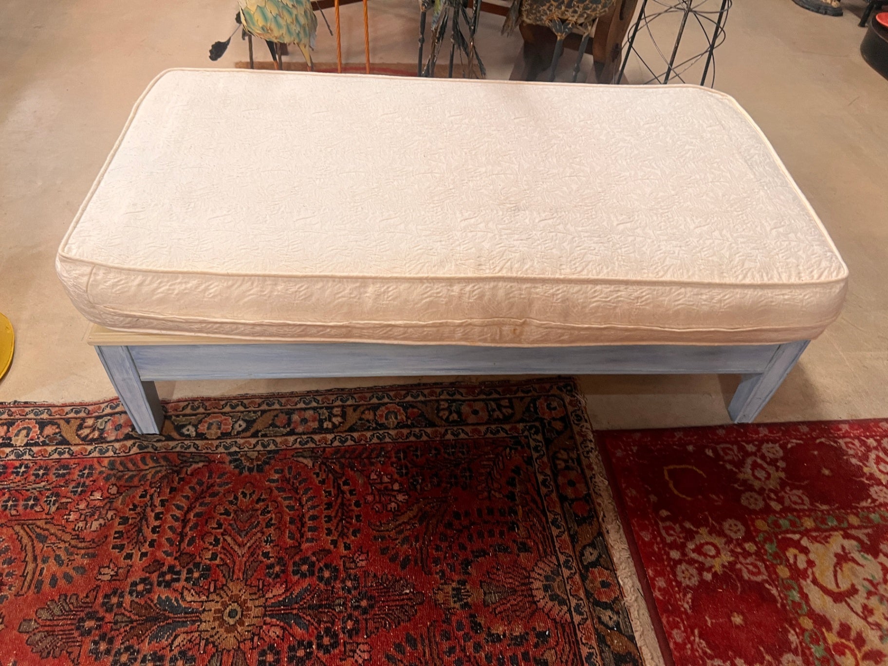 Cushioned Foot Stool / Coffee Table