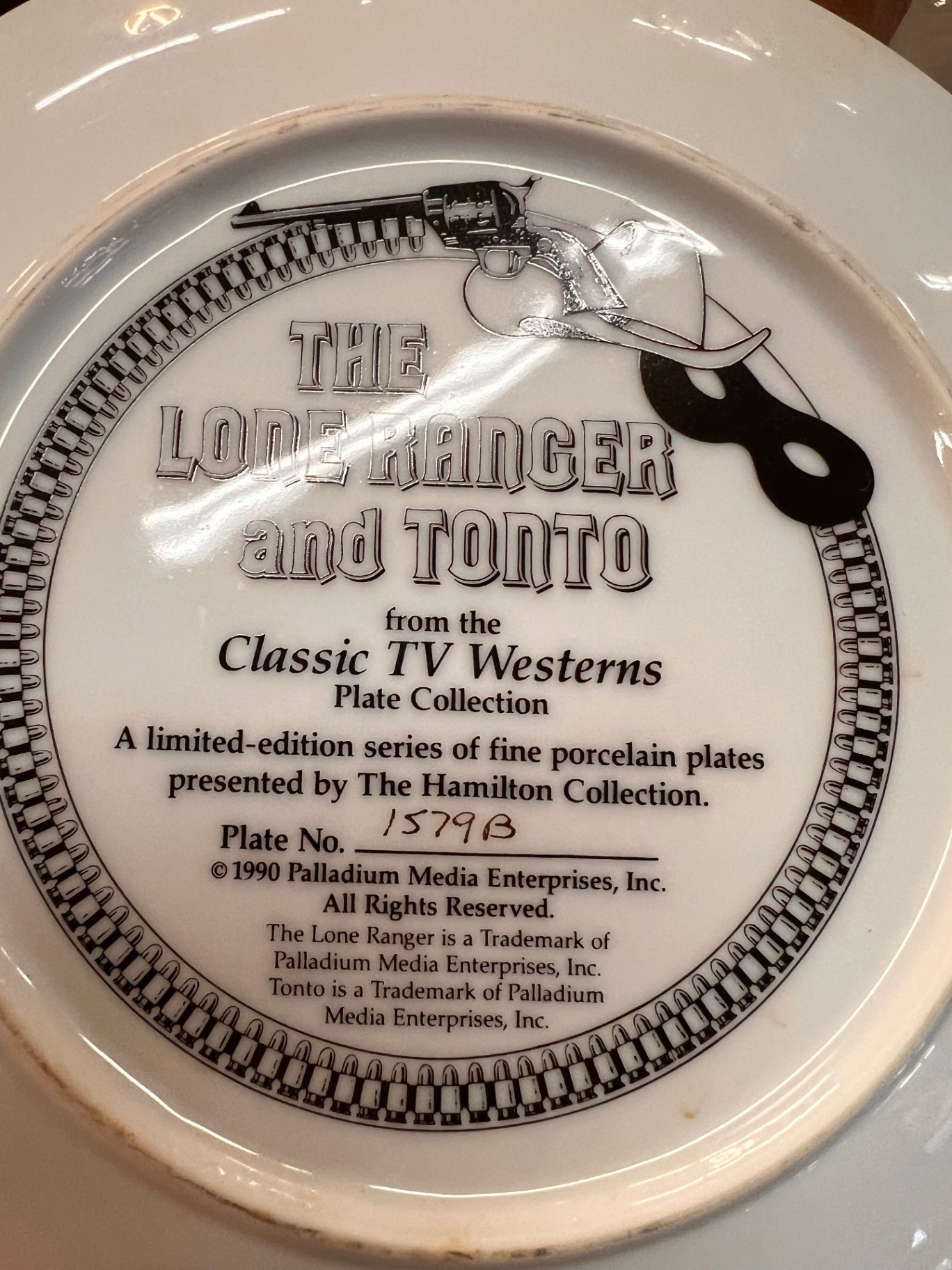 Hamilton The Lone Ranger And Tonto - 8 1/2" Plate