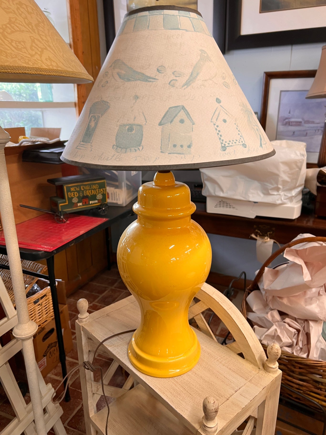 Yellow Table Lamp