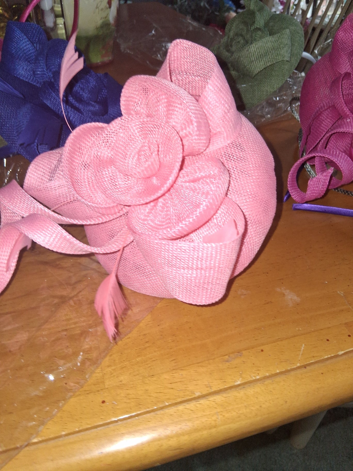 Fascinator pink dsc 