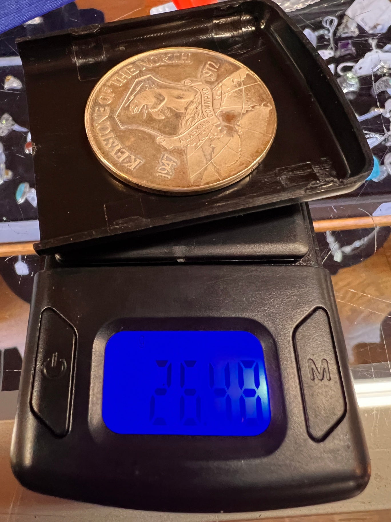 Keystone To The North Alaskan Sterling Coin Weighs 26.48 Grams