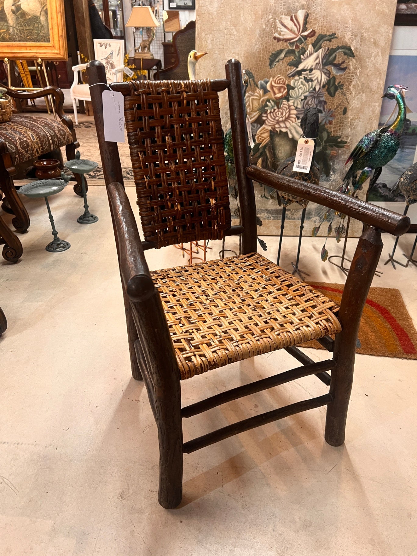 Genuine OLD HICKORY ARMCHAIR
