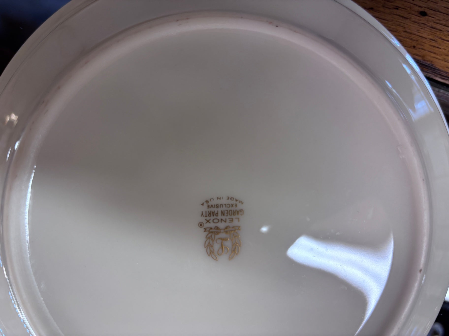 Oxford, a division of Lenox, Garden Party pattern plate