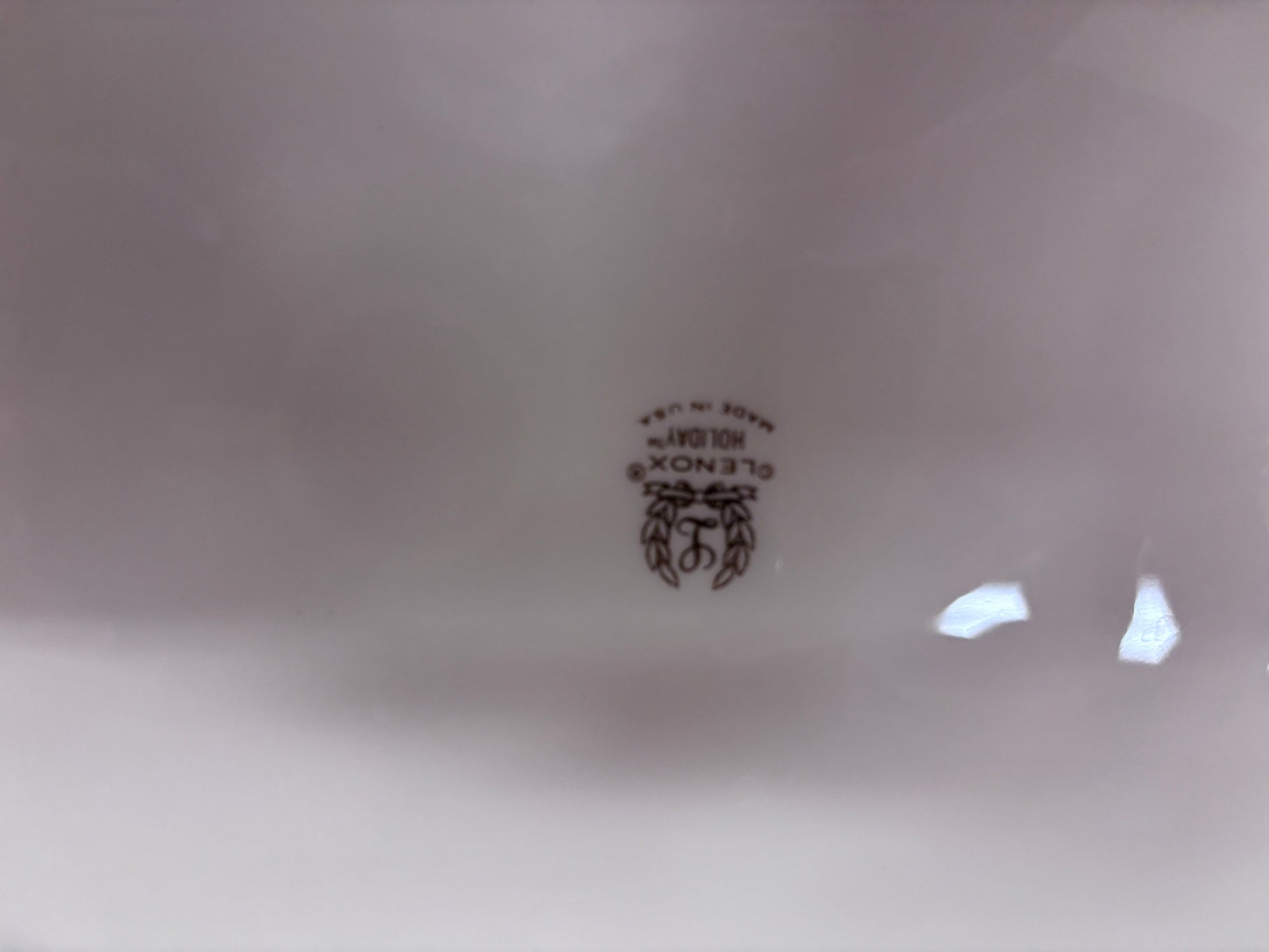 Lenox Holiday scalloped serving platter