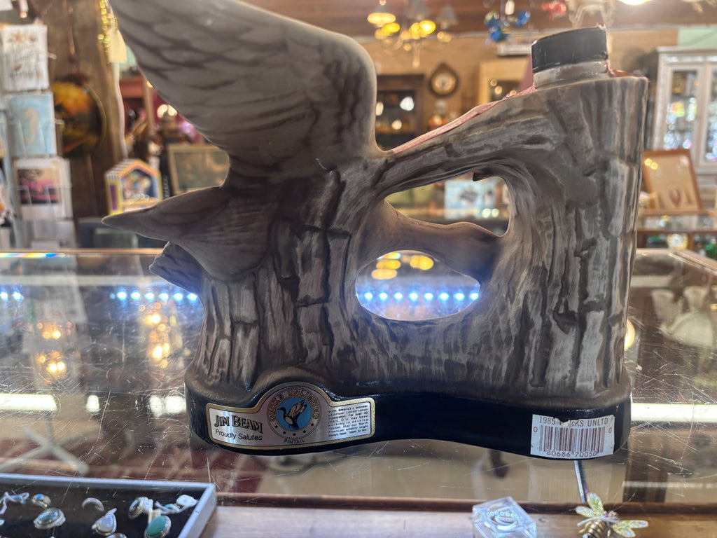 Vintage Jim Bean Ducks Unlimited 1985 Missing small Duck