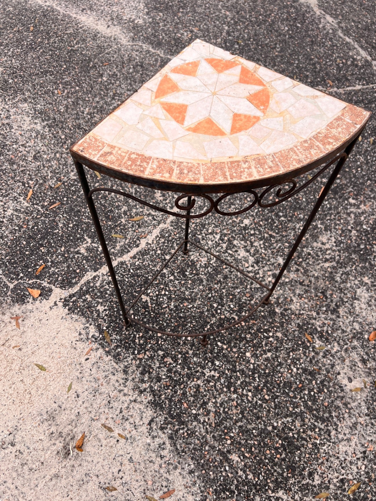 Mosaic Corner Plant Stand