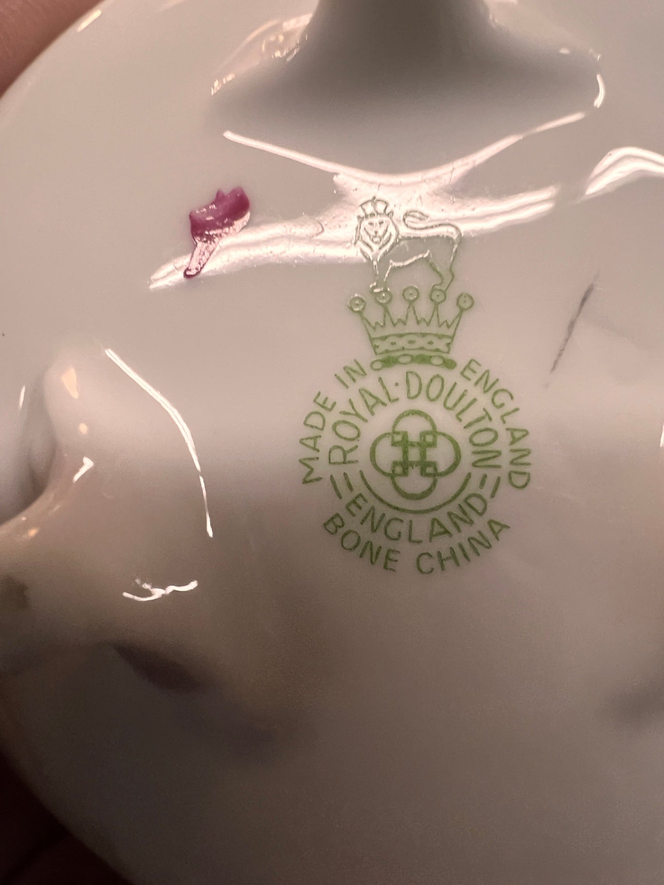 Vintage Royal Doulton Bone China Floral Posy – Hand Applied Roses – Made in England