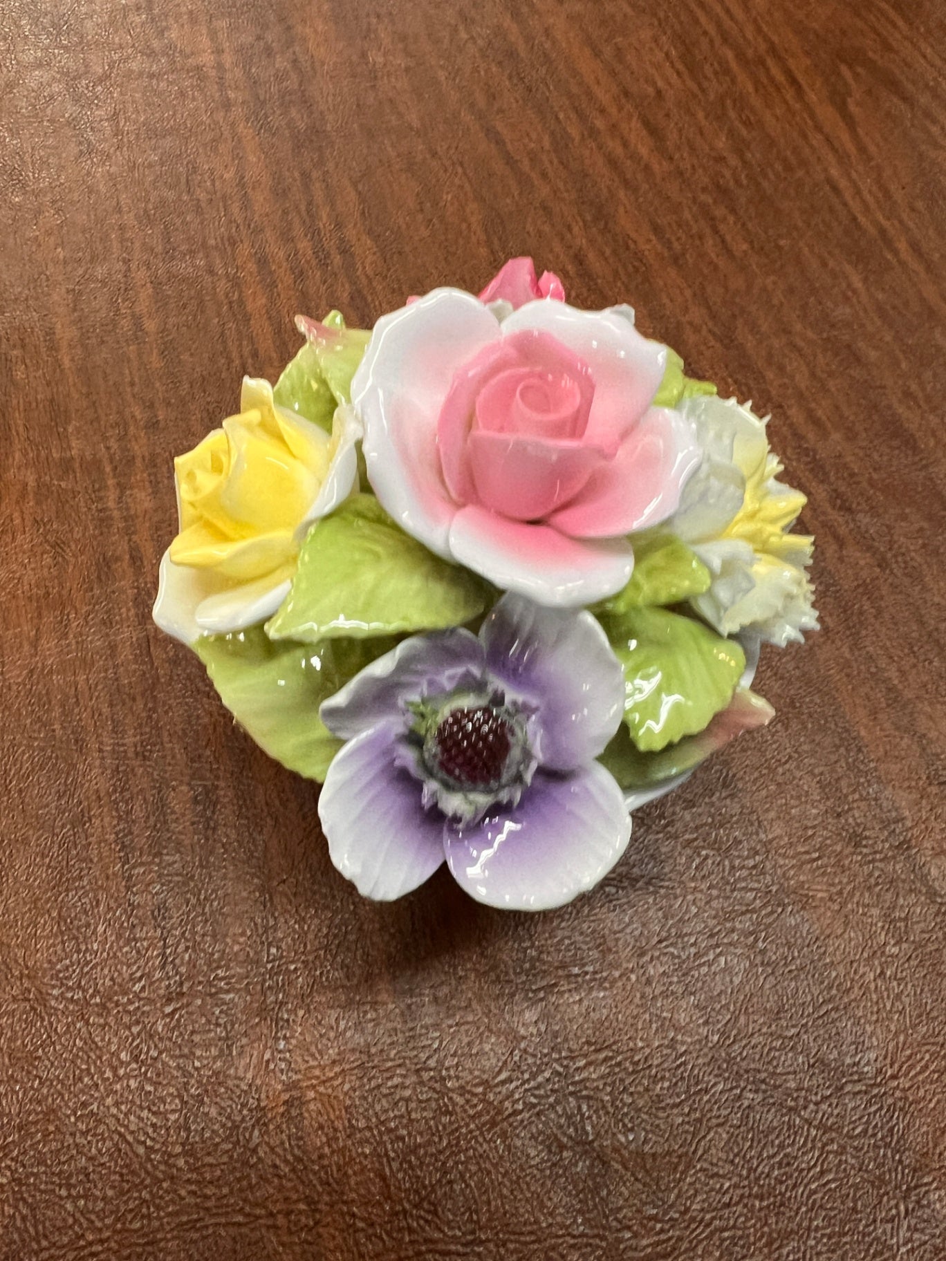 Beautiful Coalport Bouquet of Flowers Bone China Figurine