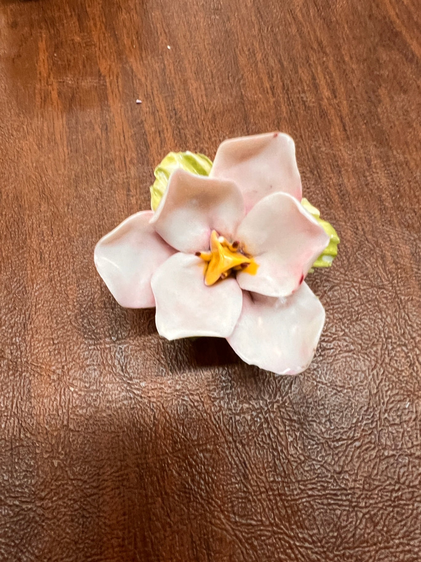 Vintage Italian Capodimonte Style Porcelain Floral – Hand Sculpted Decorative Flower