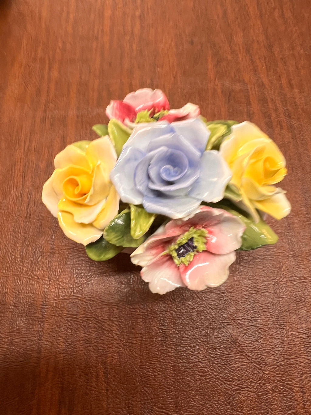 Vintage Saccata Ltd Lea Florals Staffordshire Bone China Hand-Applied Floral Posy – Made in England