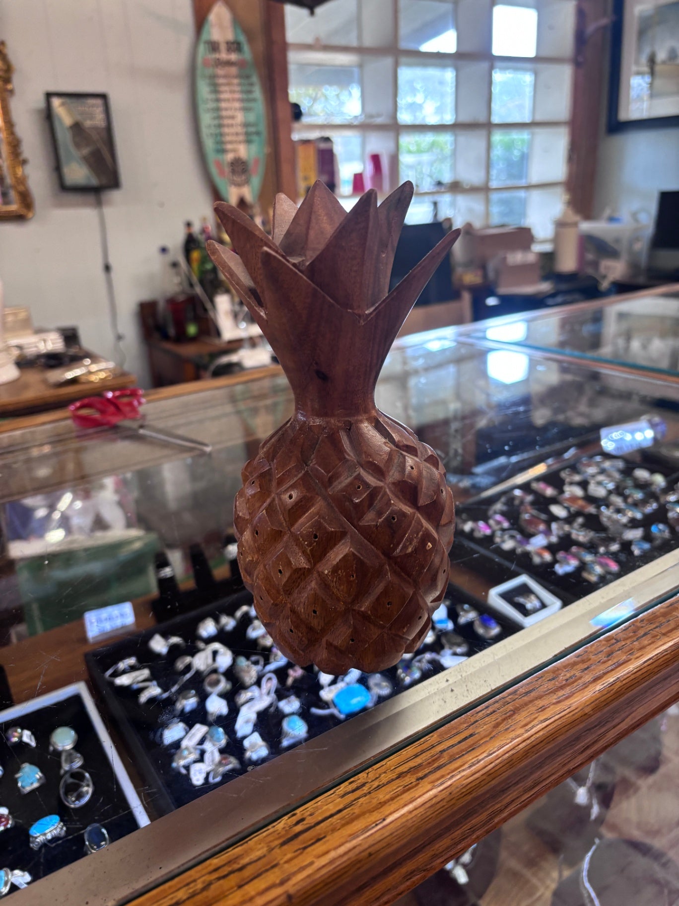 Vintage Wooden Pineapple Home Decor