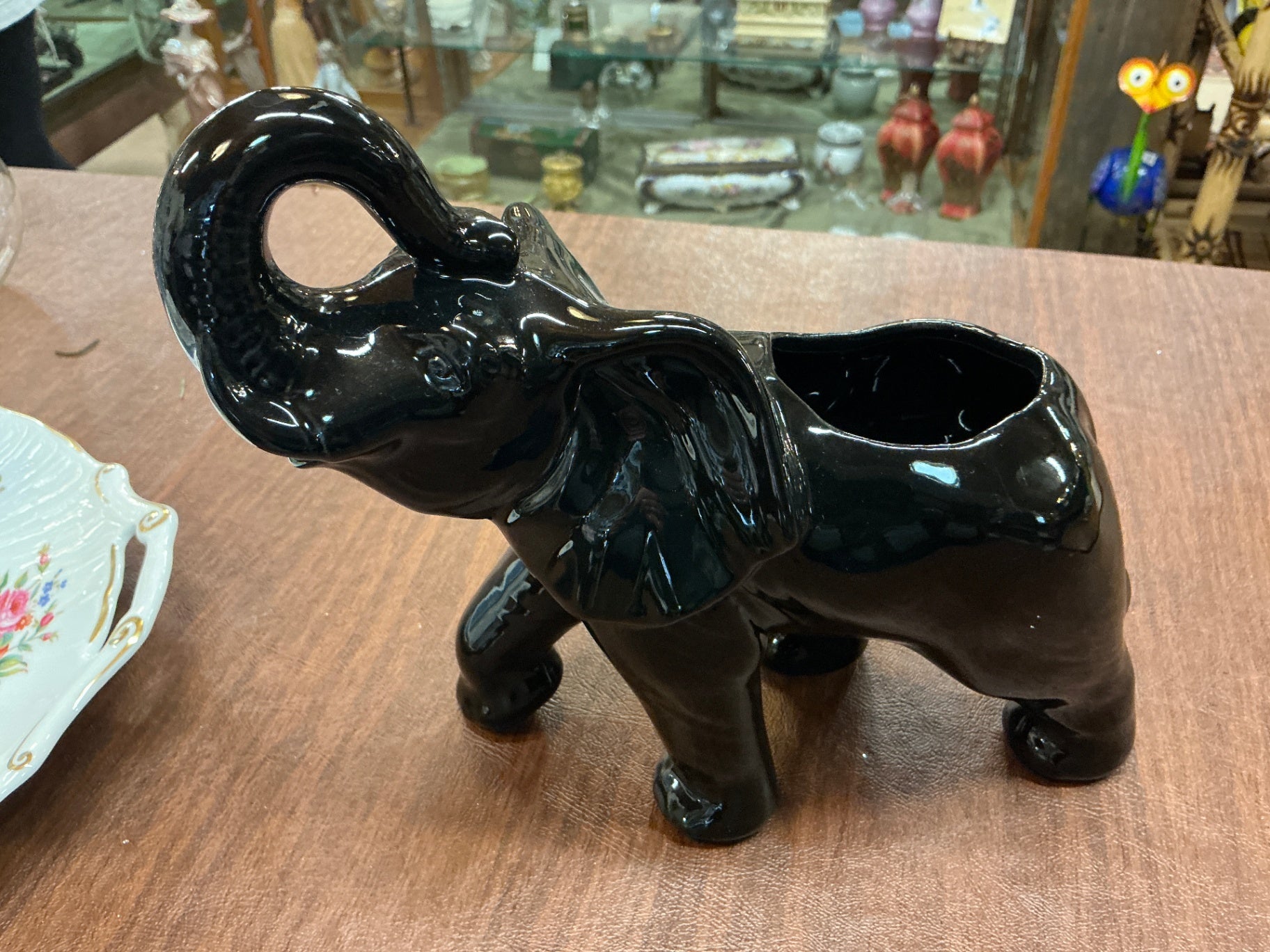 Black elephant Planter