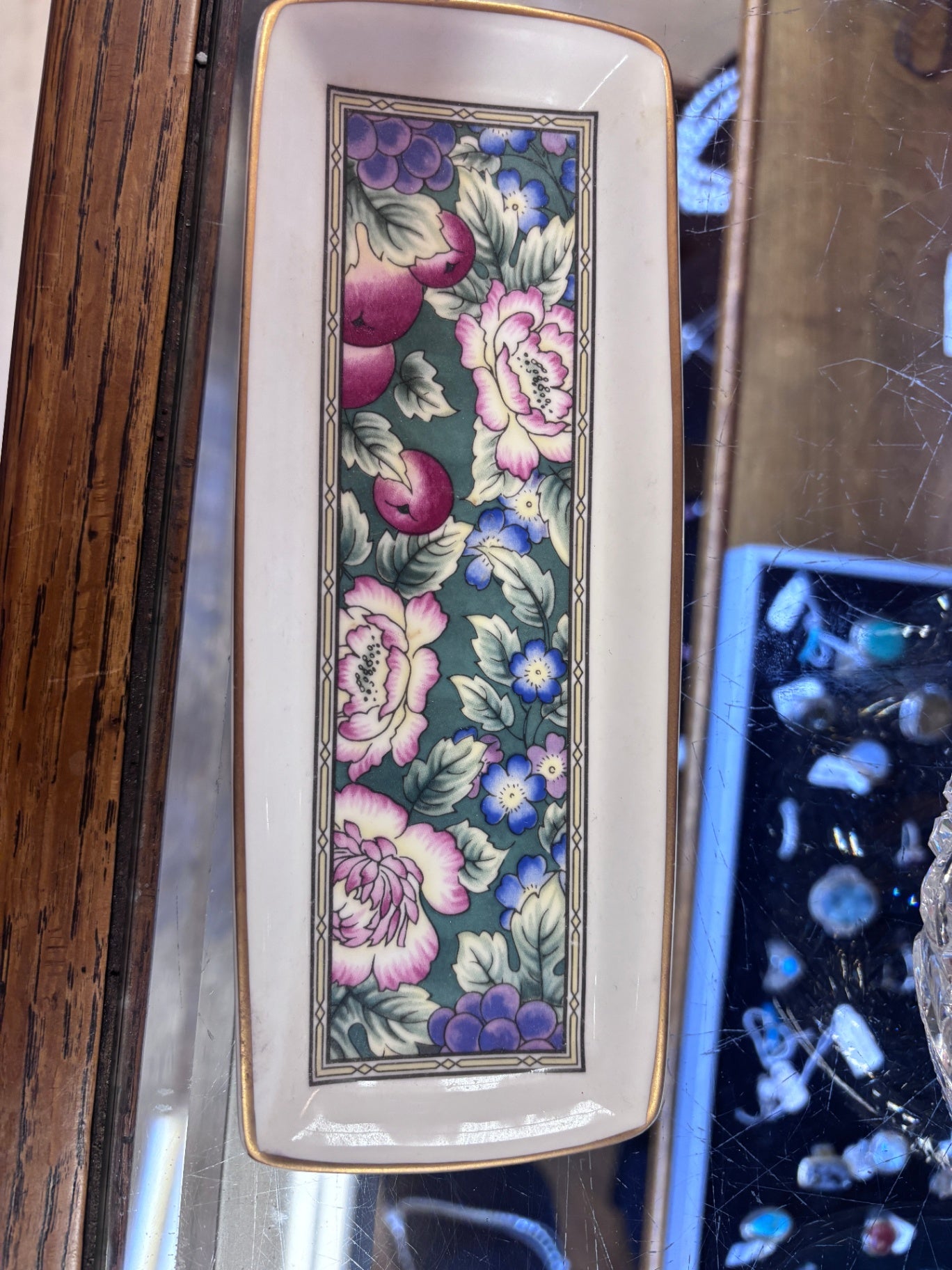 ORCHARD HILL H5233 by Royal Doulton Mint Tray / Pen Holder NEW IN BOX made in UK